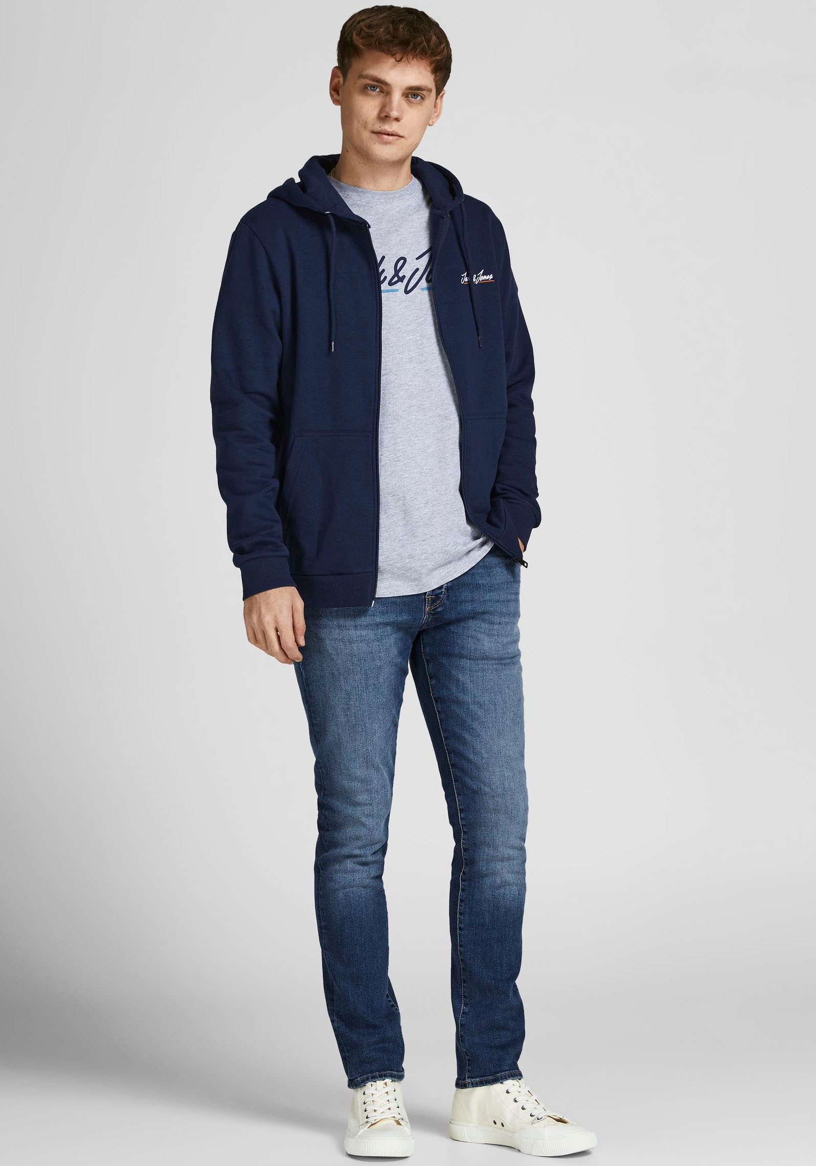 Jack & Jones Slim-fit-Jeans »JJIGLENN JJFOX JOS 047 50SPS«