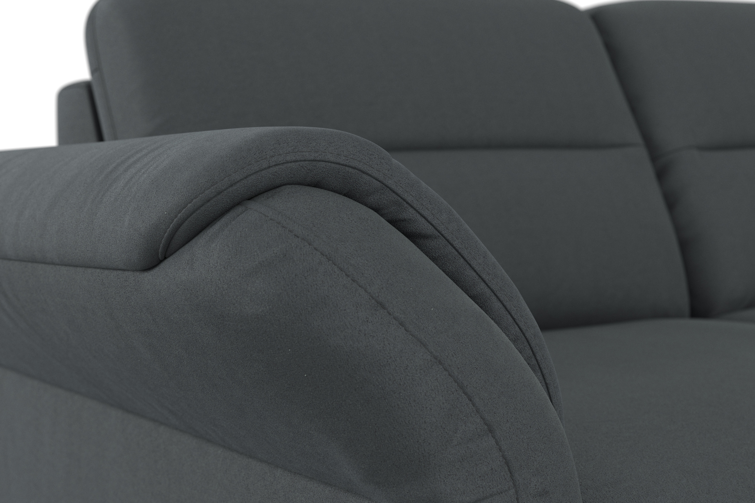 sit&more Ecksofa »Mellum L-Form«, Federkern, wahlweise mit Bettfunktion, Bettkasten und Armteilfunktion