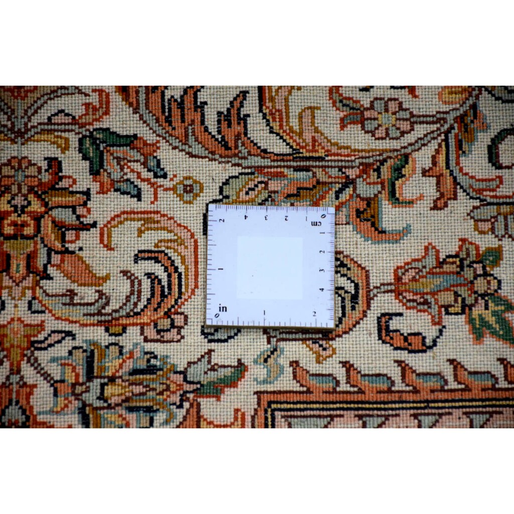 Kayoom Seidenteppich »Kashan 20«, rechteckig, Einzelstück mit Zertifikat, Wohnzimmer