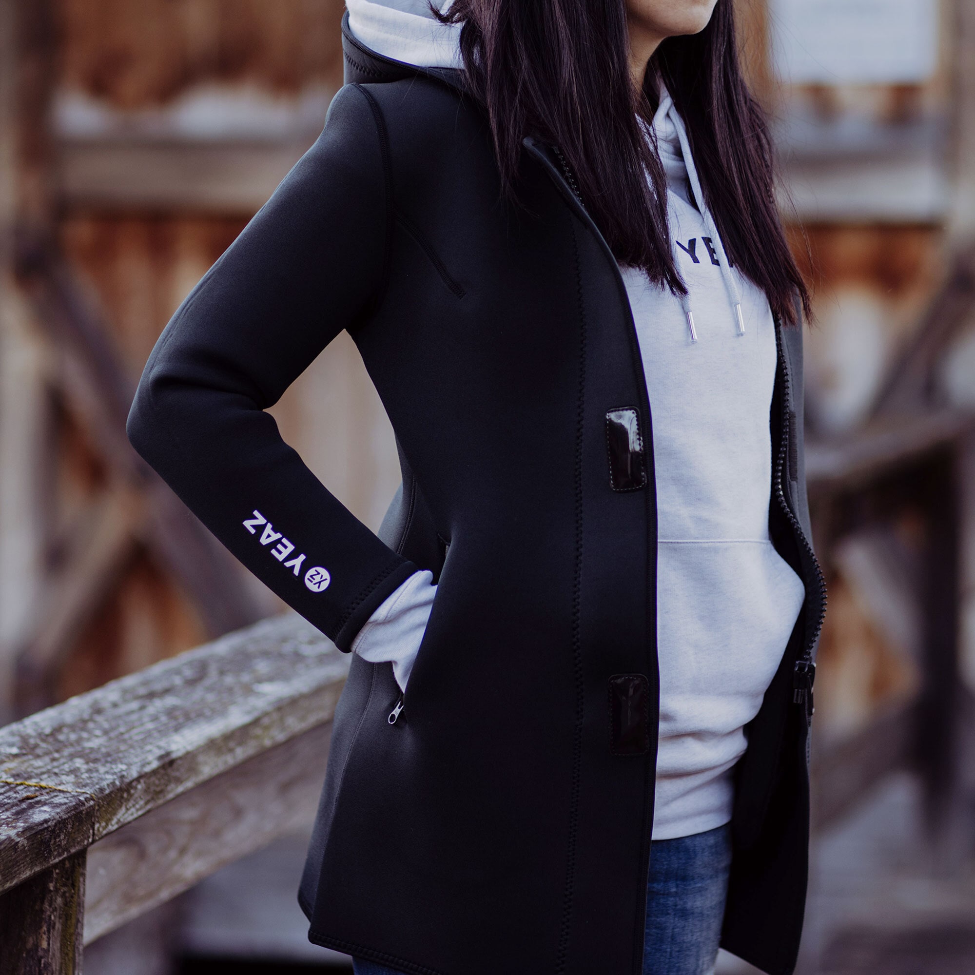 YEAZ Neoprenjacke »Neoprenmantel NEOCOAT FEMALE«