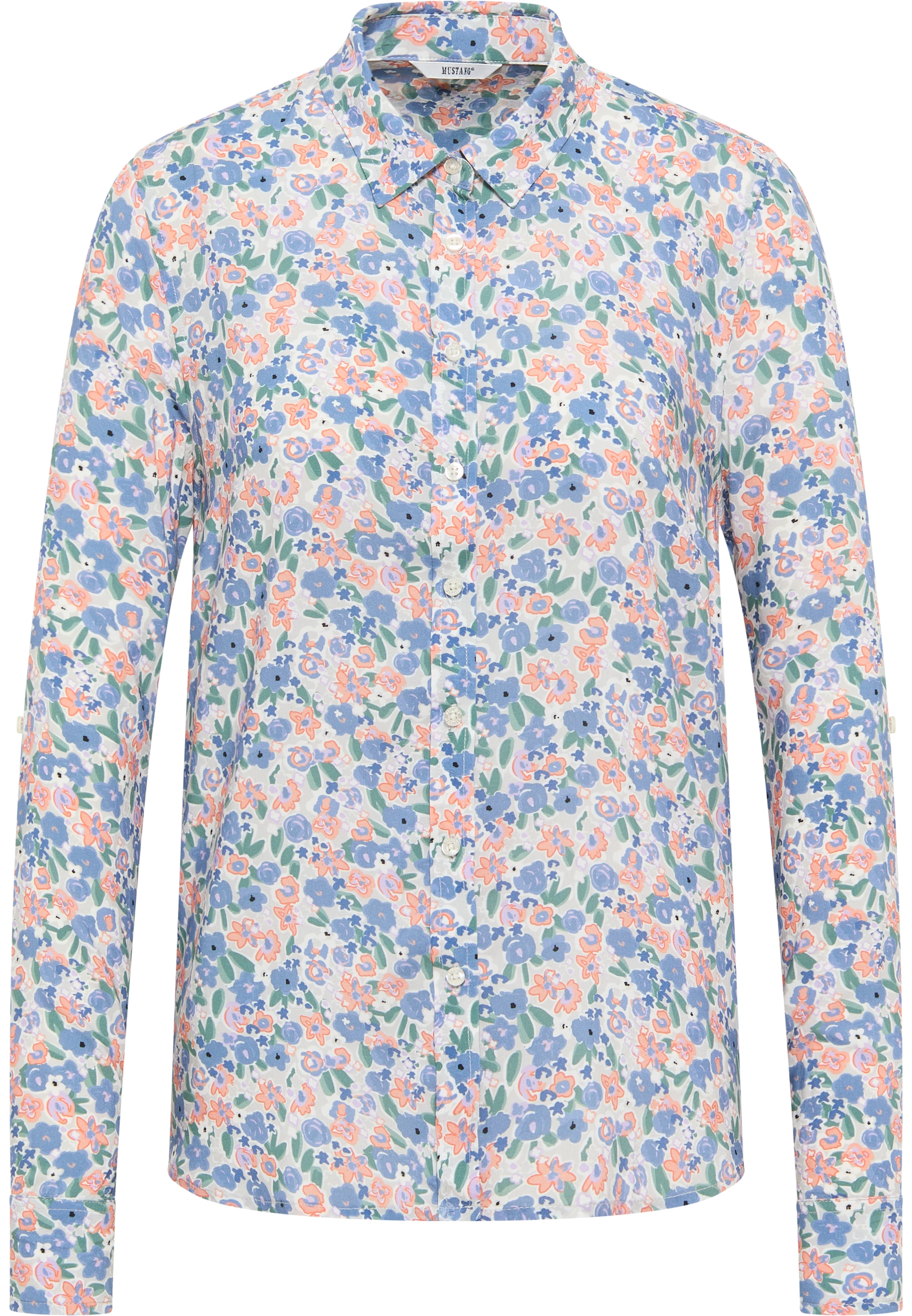 Turnup« Bluse Klassische ♕ bei Emma Floral »Style MUSTANG