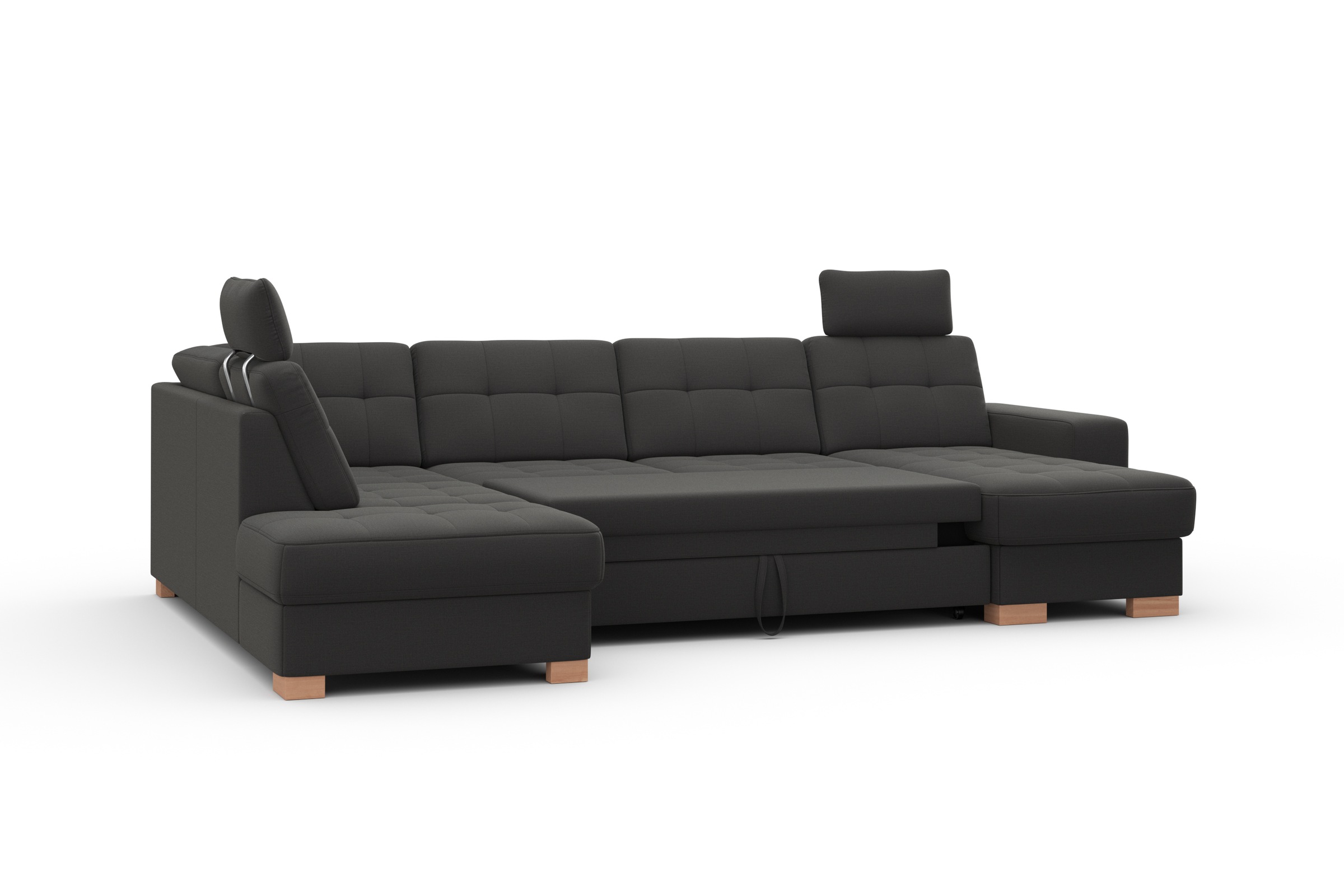 sit&more Wohnlandschaft »Quincy U-Form«, wahlweise mit Bettfunktion und Bettkasten
