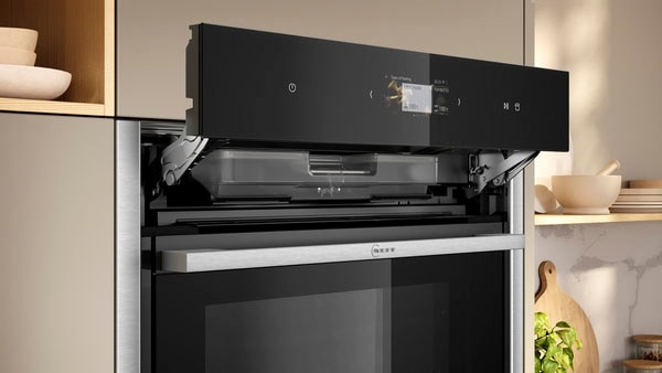 NEFF Einbaubackofen N 90 »B64FS31N0«, mit Teleskopauszug nachrüstbar, EasyClean®, AirFry-Funktion