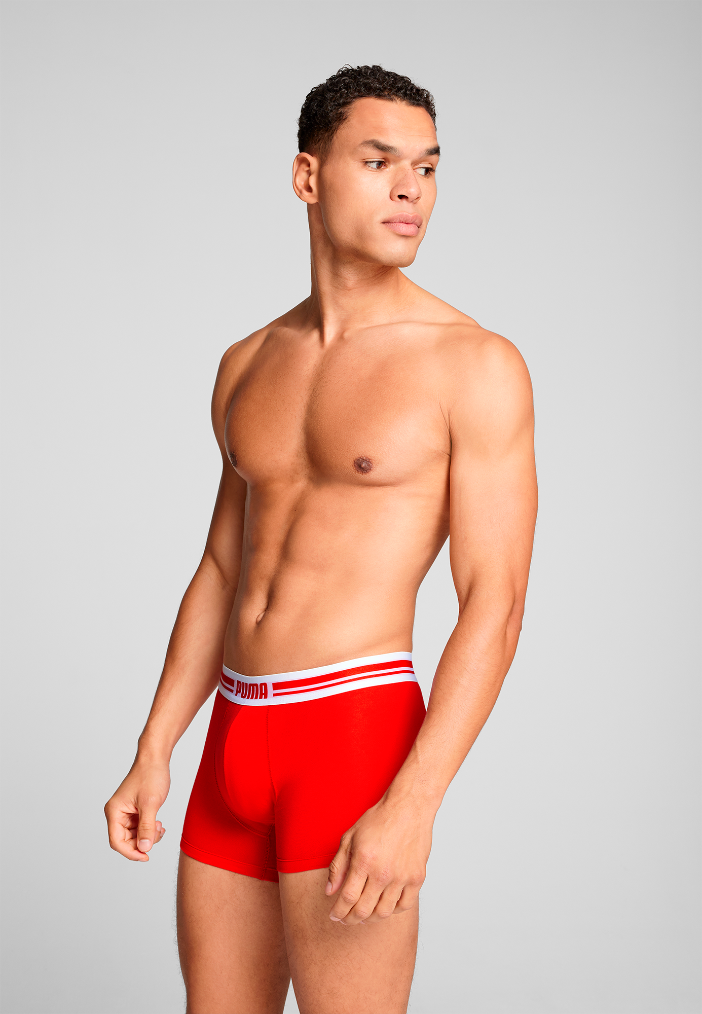 PUMA Boxershorts »PUMA MEN EVERYDAY PLACED LOGO BOXERS 2P« mit Logo Webbund