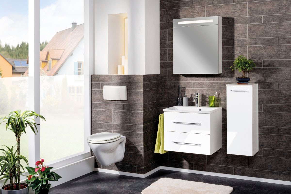 FACKELMANN Spiegelschrank »CL 60 - weiß«, Badmöbel LED-Spiegelschrank, Breite  60 cm, 1 Tür online kaufen | mit 3 Jahren XXL Garantie