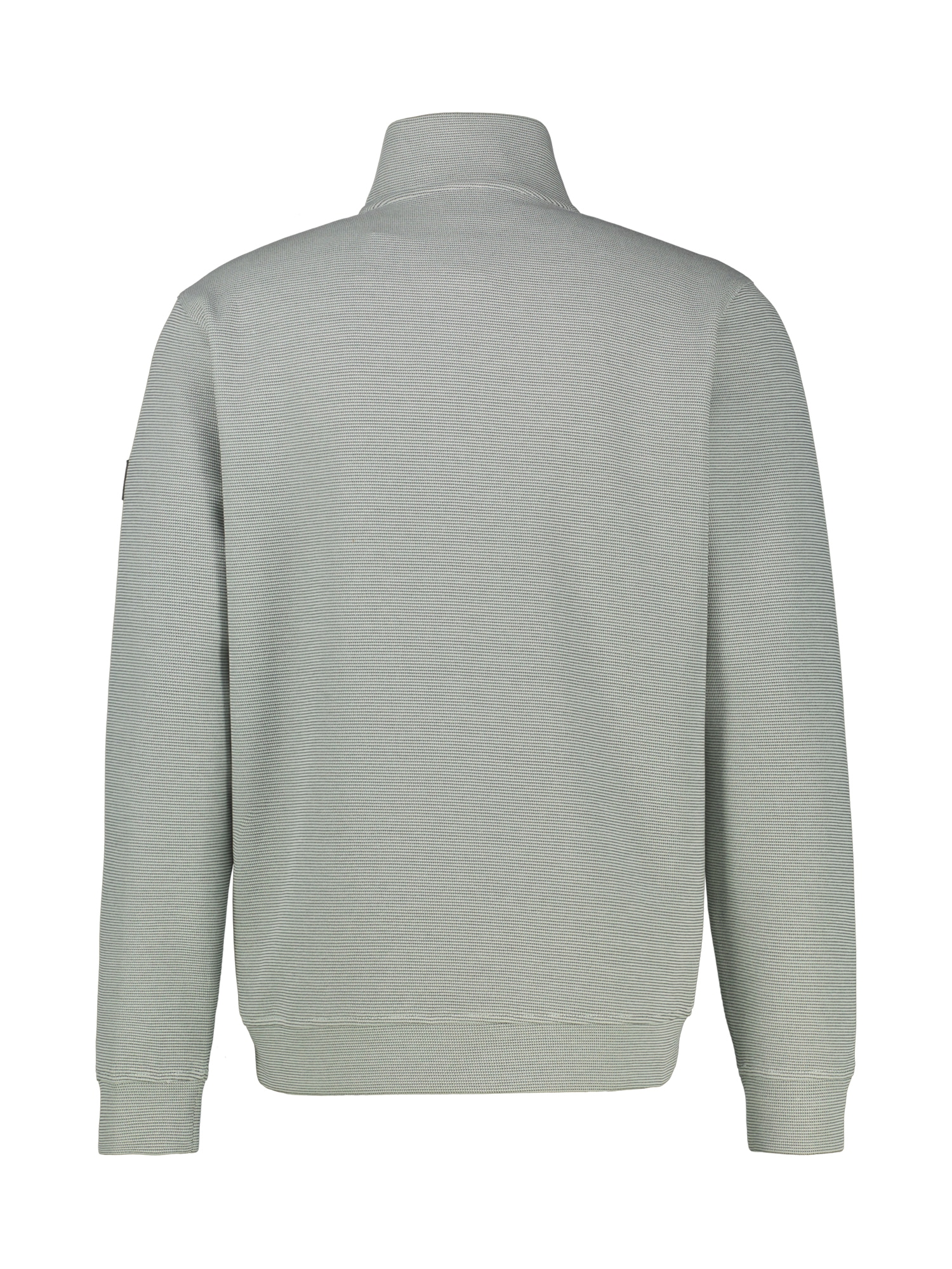 LERROS Sweatshirt »Troyer in Sweatqualität aus Strickmaterial«

