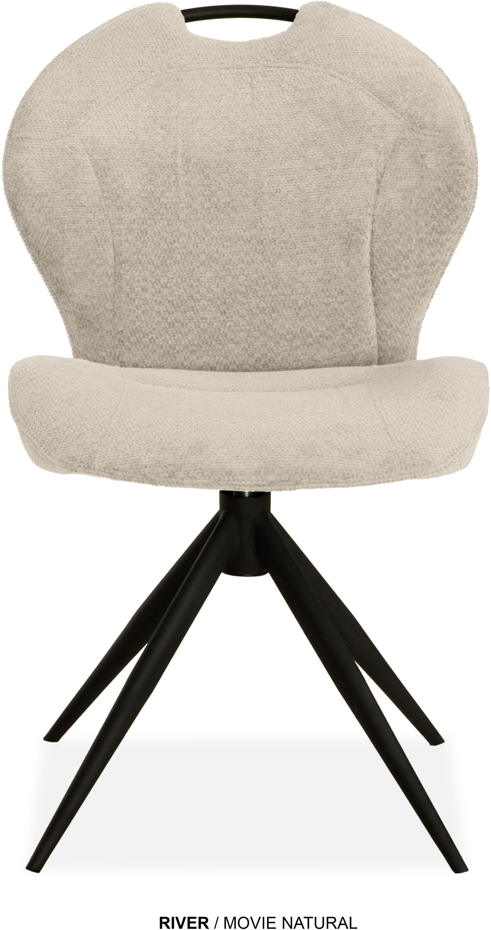 OMG Design Esszimmerstuhl »River« (Set) 2 Stk.Drehstuhl mit auto-return, mit Handgriff