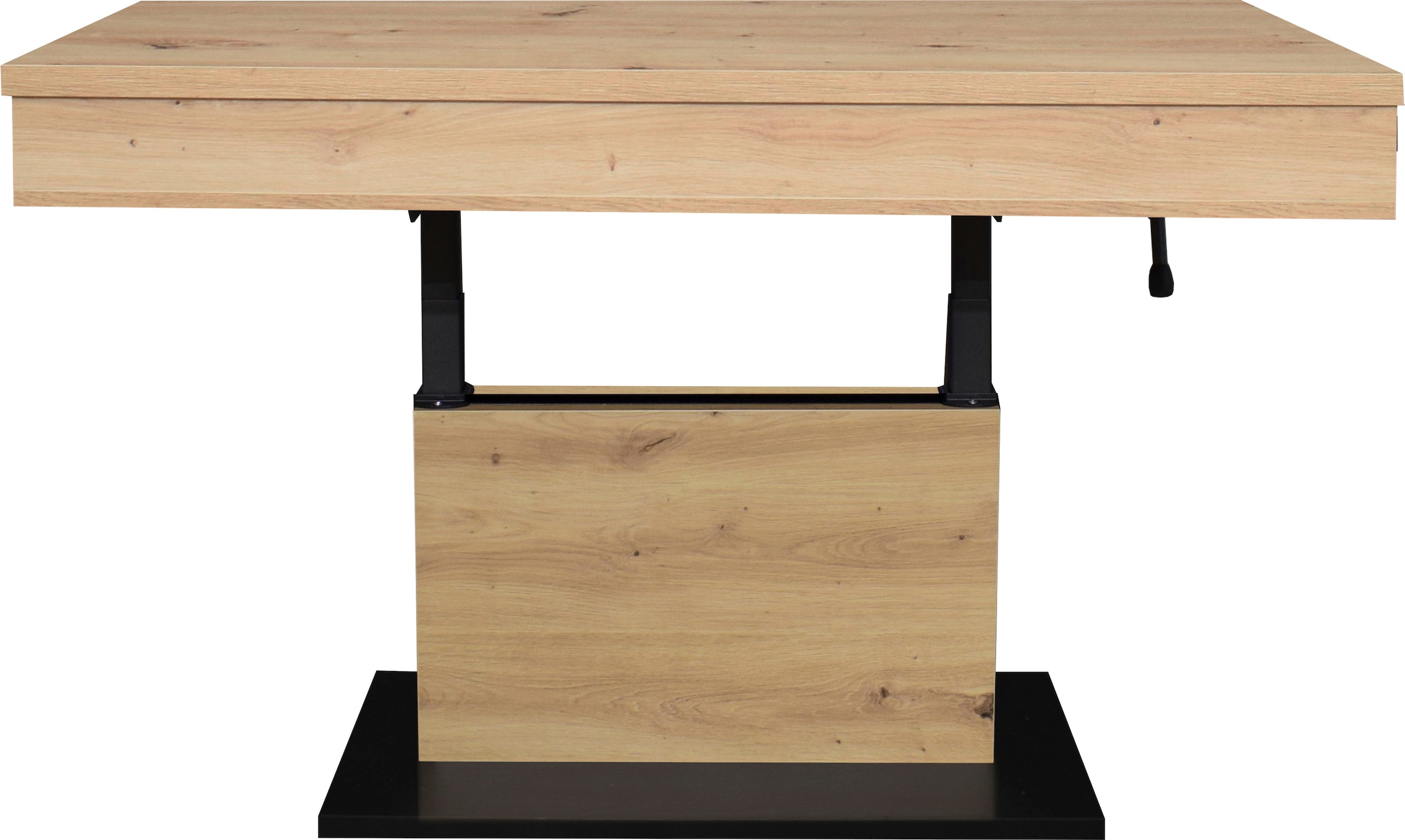 Mäusbacher Couchtisch "Lift Couchtisch" höhenverstellbar 58-77cm,Tischplatte aufziehbar, Staufach, 110cm breit