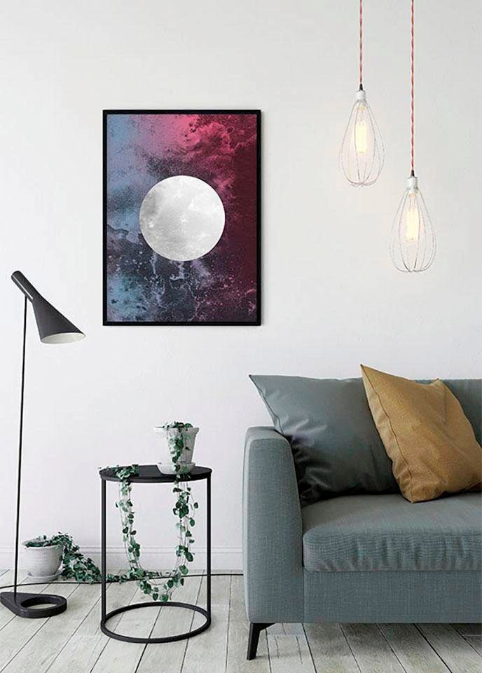 Komar Bild »Solum Luna« Abstrakt 1 Stk. tlg. Wandbild zur Dekoration - ohne Rahmen
