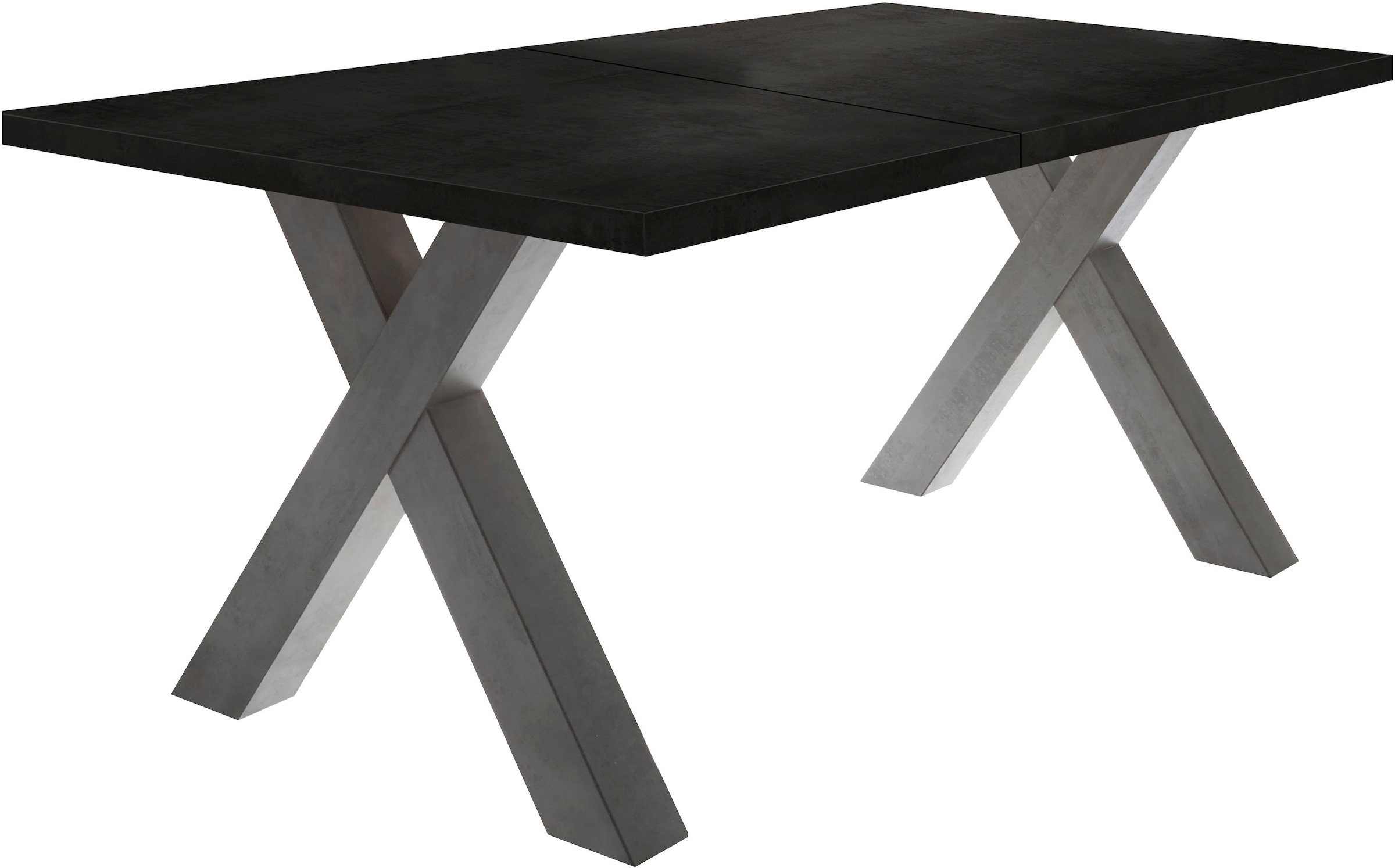 Mäusbacher Esstisch "Mister" mit Auszug (160-210 cm), Gestell in X-Form
