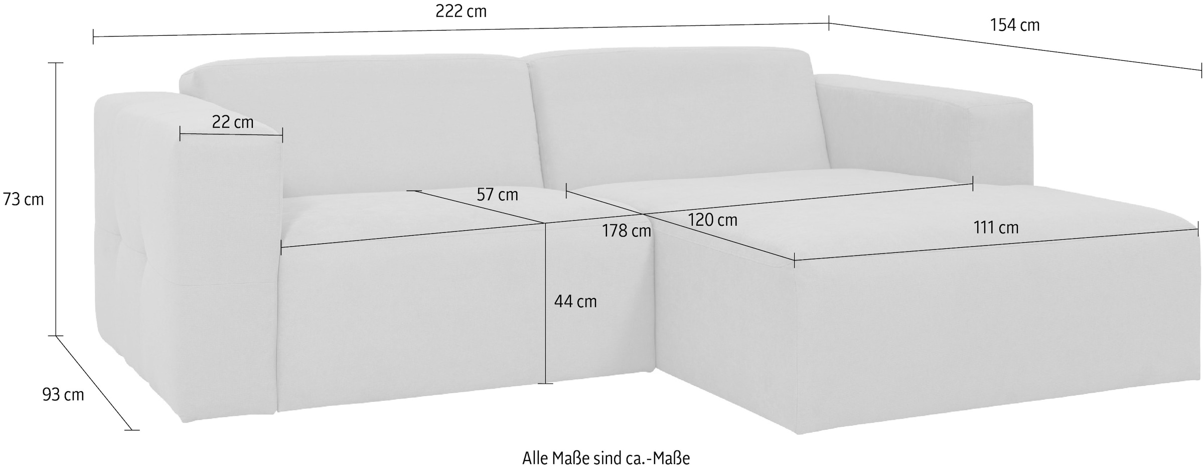 OTTO home Ecksofa »Kelani« mit dekorativer Knopfsteppung an den Armlehnen