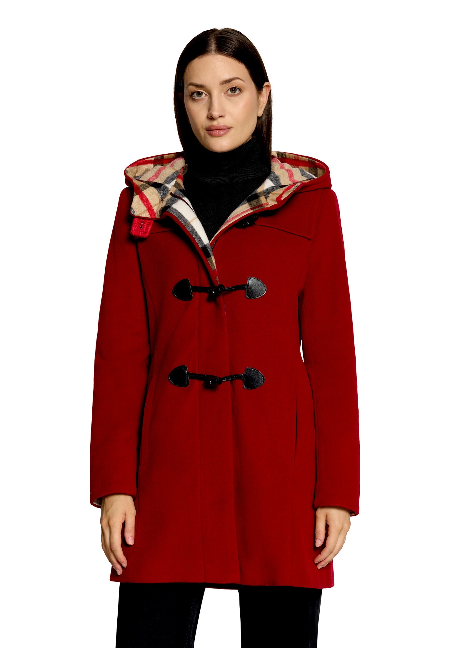 Gil Bret Wolljacke »Dufflecoat mit Kapuze«