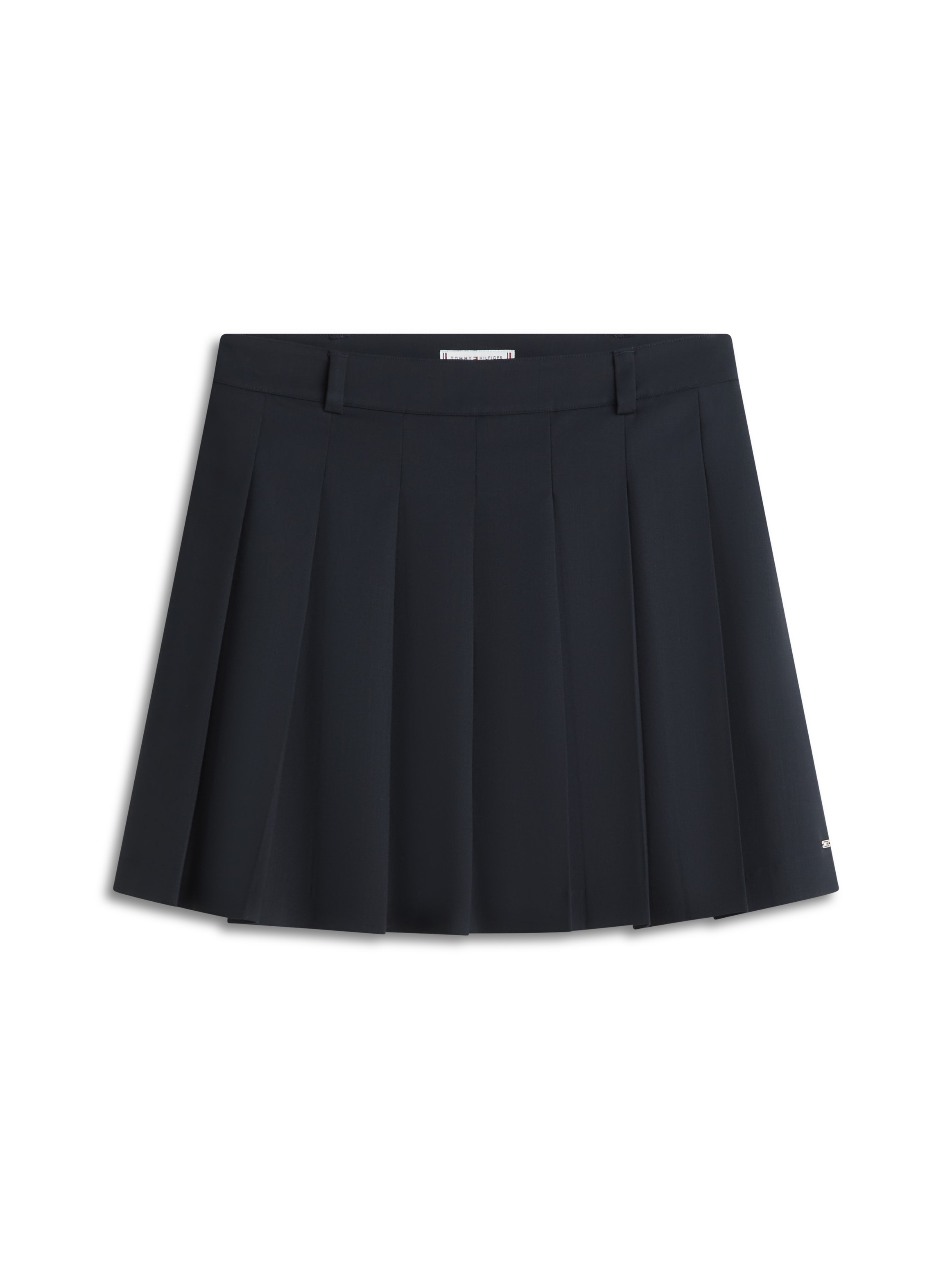 Tommy Hilfiger Plisseerock »TIMELESS WOOL PLEATED MINI SKIRT« mit Wolle