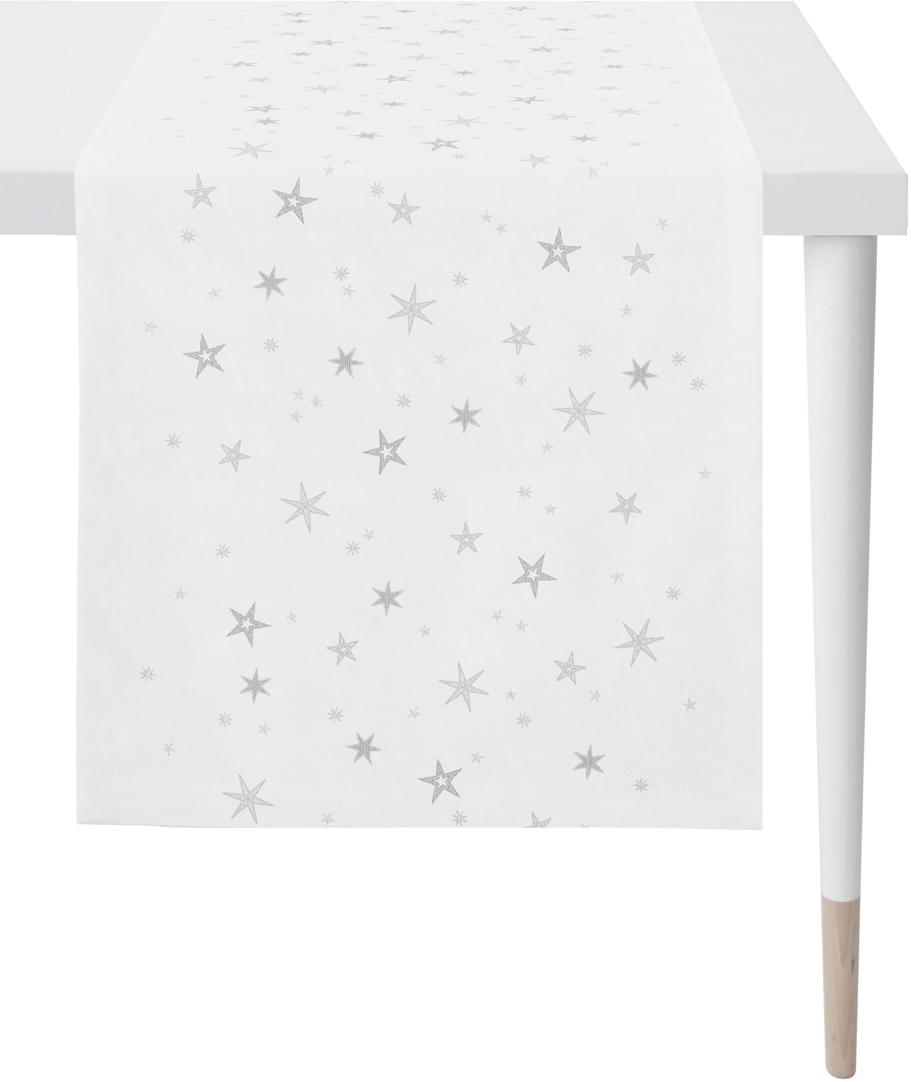 APELT Tischläufer "9600 CHRISTMAS ELEGANCE, Weihnachtsdeko, Weihnachten" Lurex-Jacquardgewebe