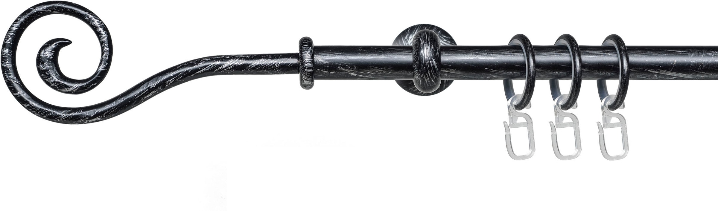 Liedeco Gardinenstangen-Endstück »Endstück, Endknopf Spirale "Esperanca" für 16 mm Stangen«, (2 St.), Endstück, Endknopf