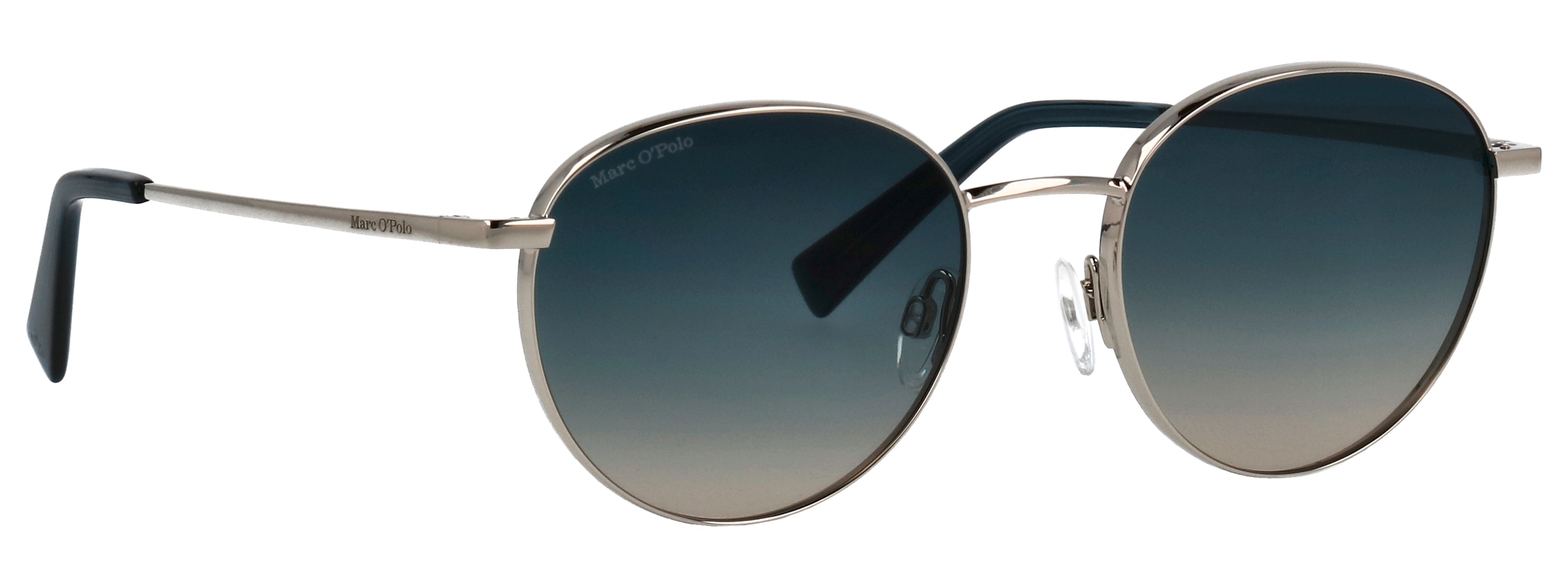 Marc O'Polo Sonnenbrille »Modell 505123« Form Panto, Logoschriftzug auf Bügel, Metallfassung