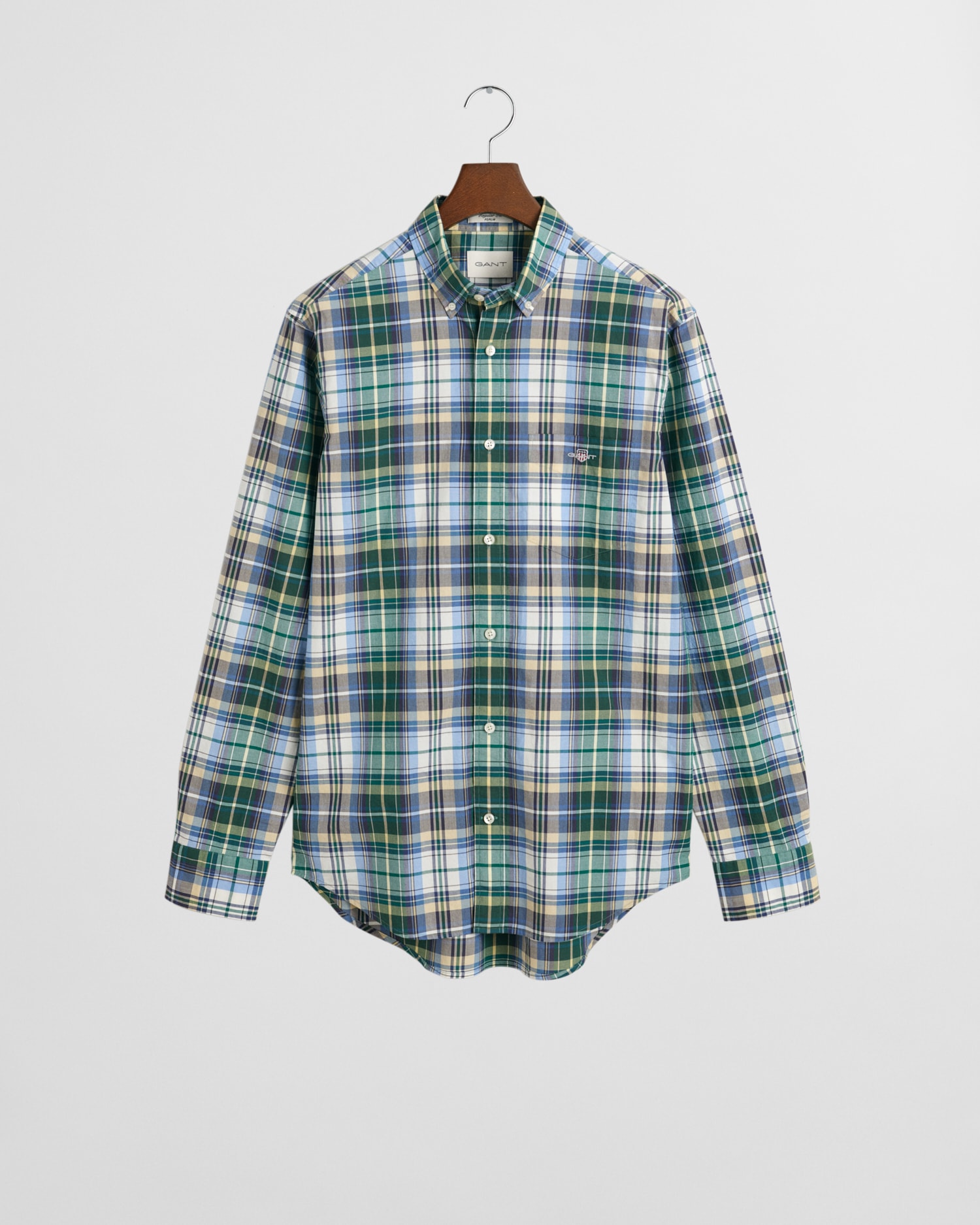 Gant Karohemd »REG POPLIN TARTAN CHECK SHIRT«, Regular Fit Popeline Hemd mit Tartan-Karomuster