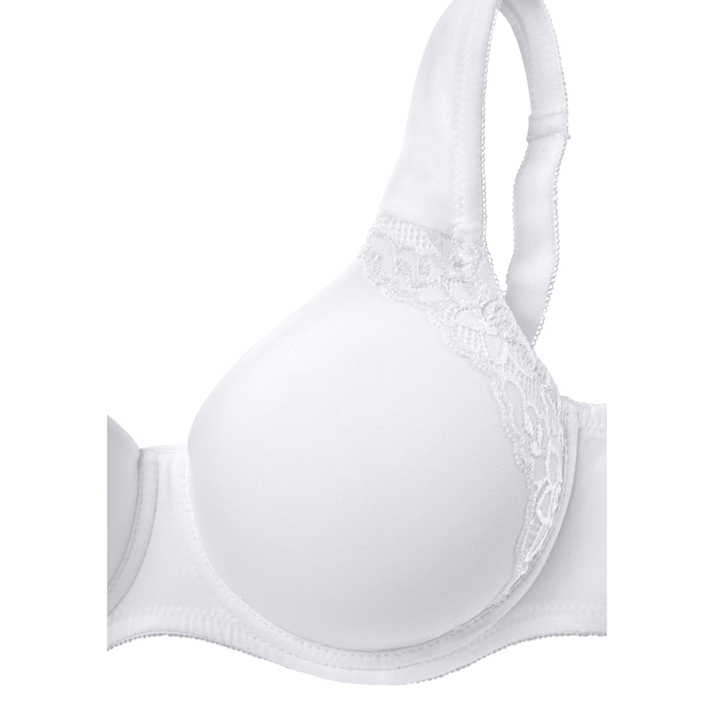 petite fleur Minimizer-BH, (Packung, 2 Stück), mit Bügel, mit doppellagigen Cups und breiteren Trägern