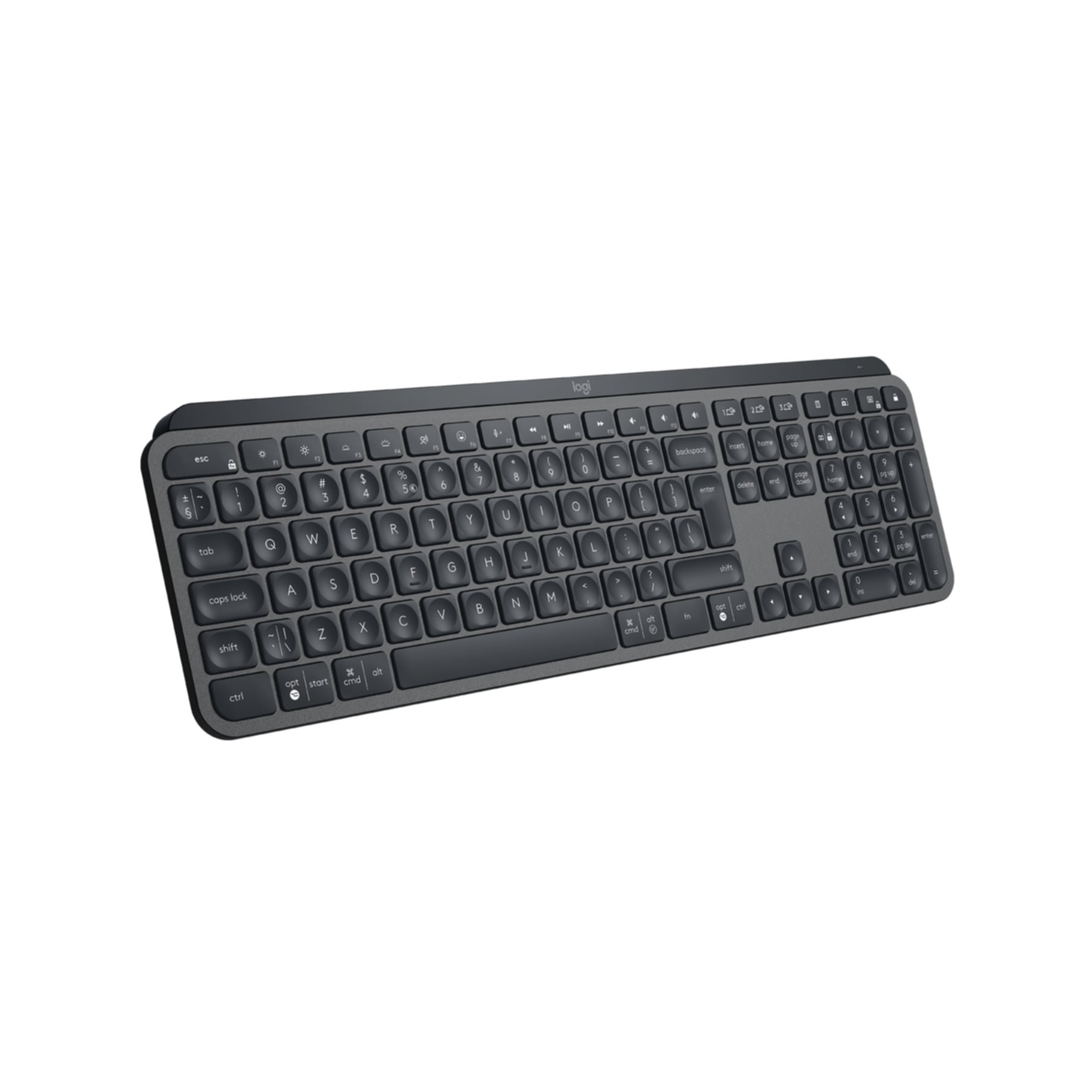 Logitech Tastatur »920-010251«, (Angenehmes Tippen-Antirutsch-Füße-Fn-Tasten-Lautstärkeregler-Multimedia-Tasten-USB-Anschluss-Ziffernblock-Windows-Sperrtaste)