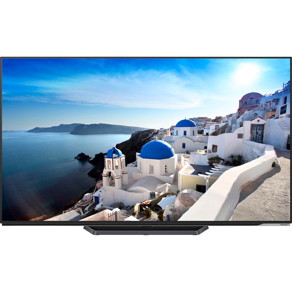 Hisense OLED-Fernseher »55A85H«, 139 cm/55 Zoll, 4K Ultra HD, Smart-TV, 120Hz, HDMI 2.1, Dolby Vision IQ, Dolby Atmos, USB Recording, Sprachassistenten