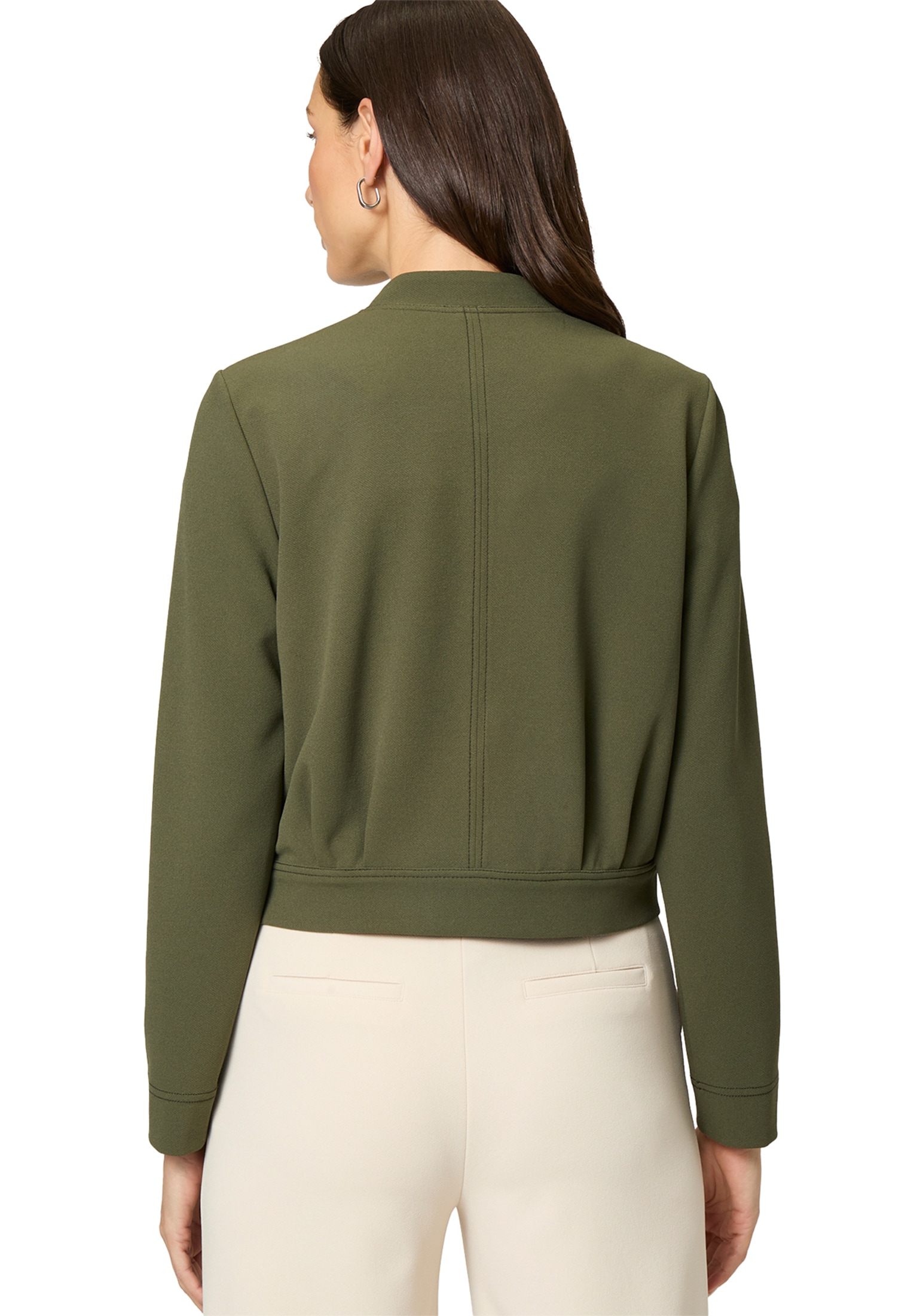 Zero Sweatblazer »Sweatjacke mit Klappentaschen«