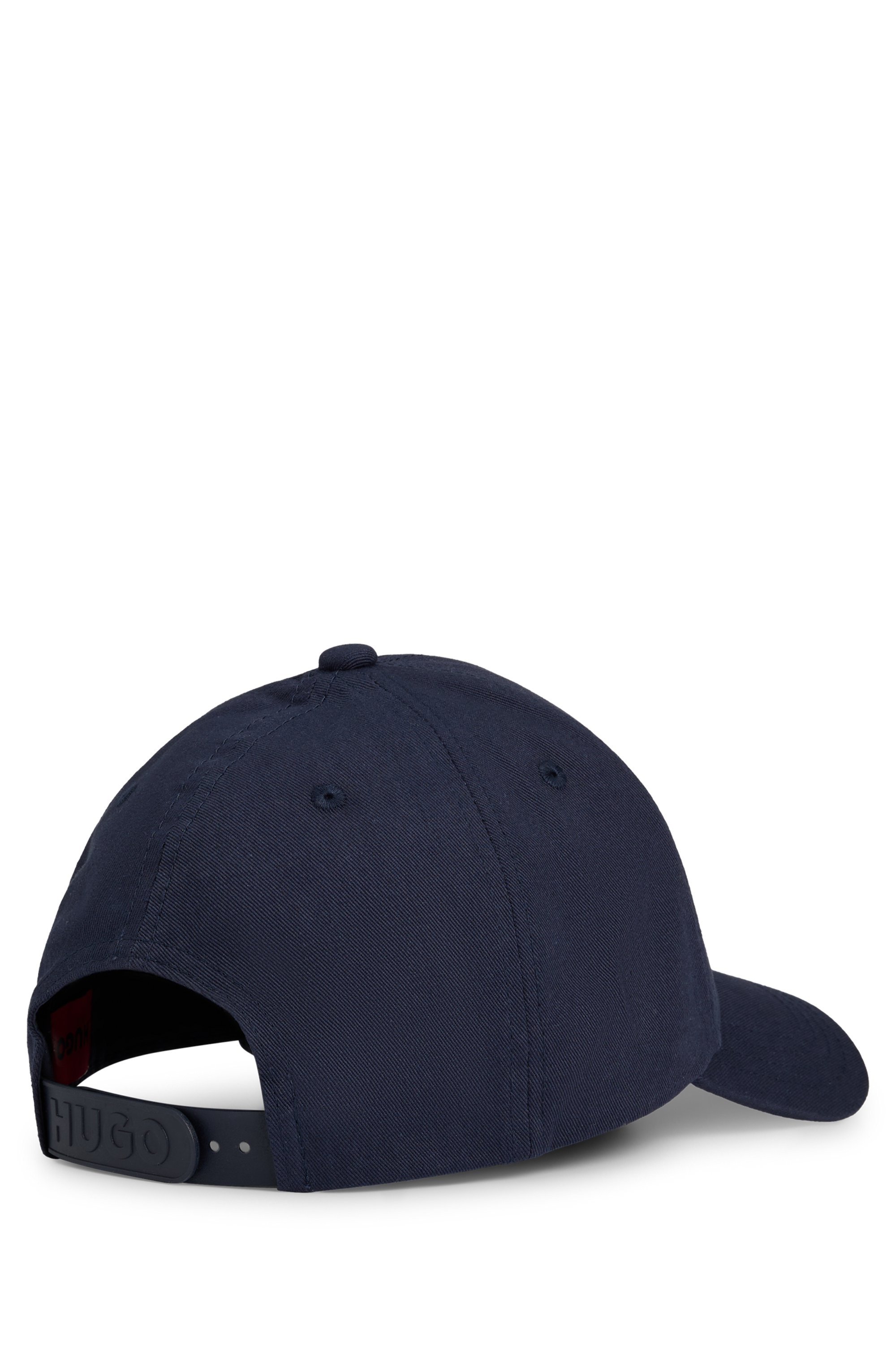 HUGO Fitted Cap »Jude-Stacked«, mit 3D Logostickerei, verstellbarer Verschluss, unisex