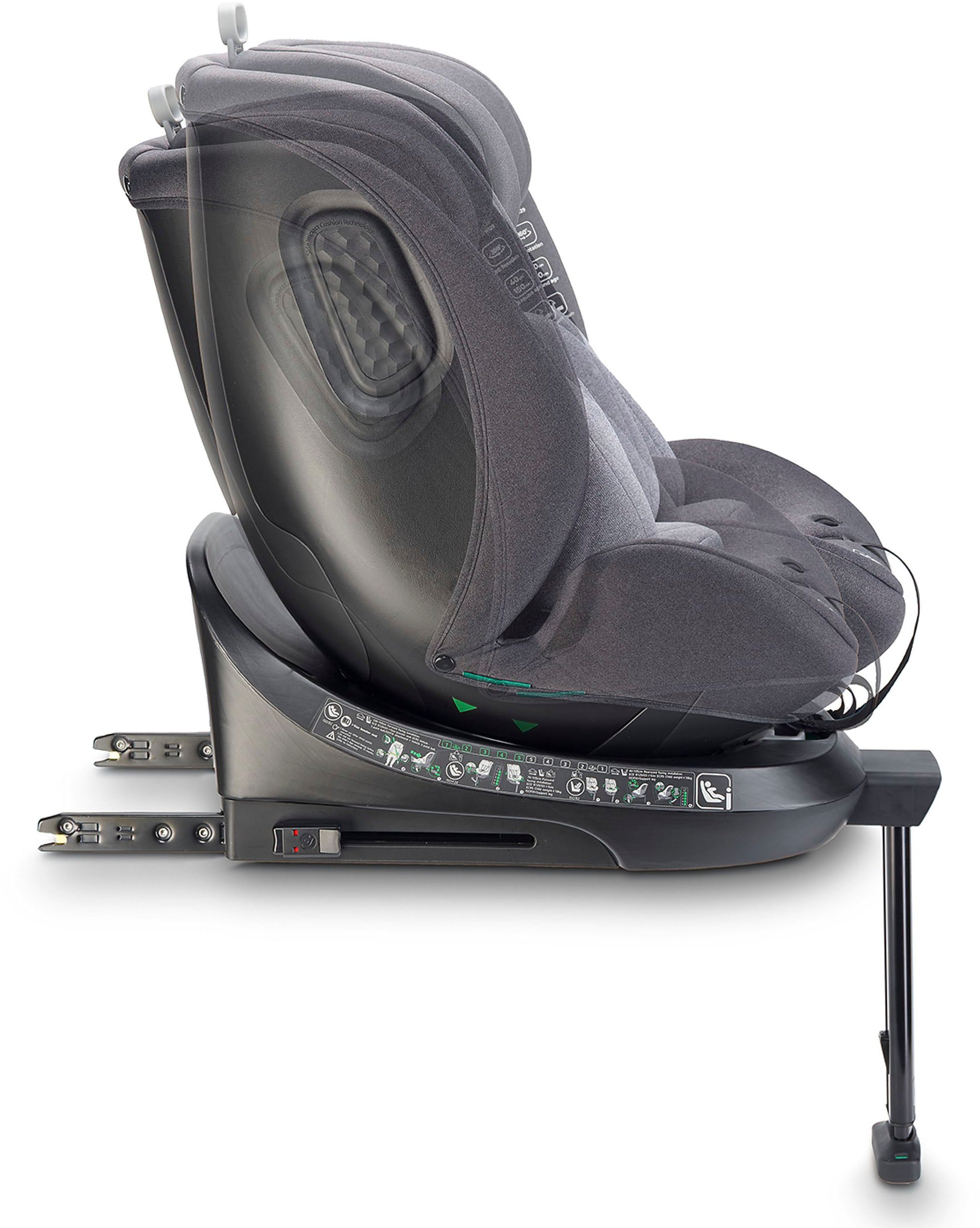 BabyGo Autokindersitz »Move 360 I Size«, für Körpergröße von 40-150 cm