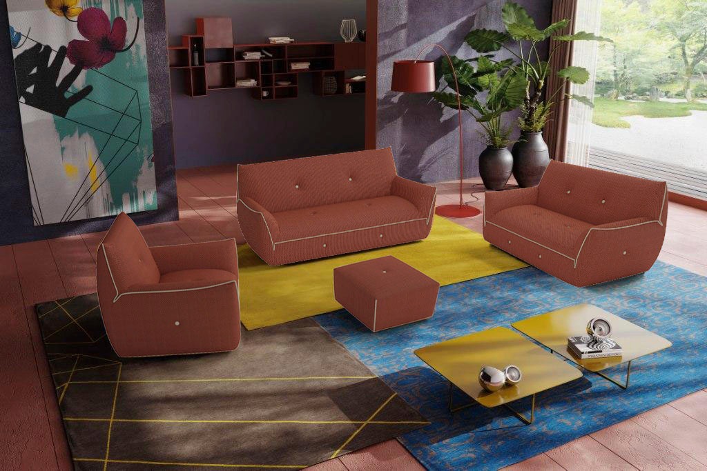 Egoitaliano Sessel »Yuki, extravagantes Design und höchster Sitzkomfort, tolle Details«, mit bioelasatische MIcrofaser BOUNCE bezogen