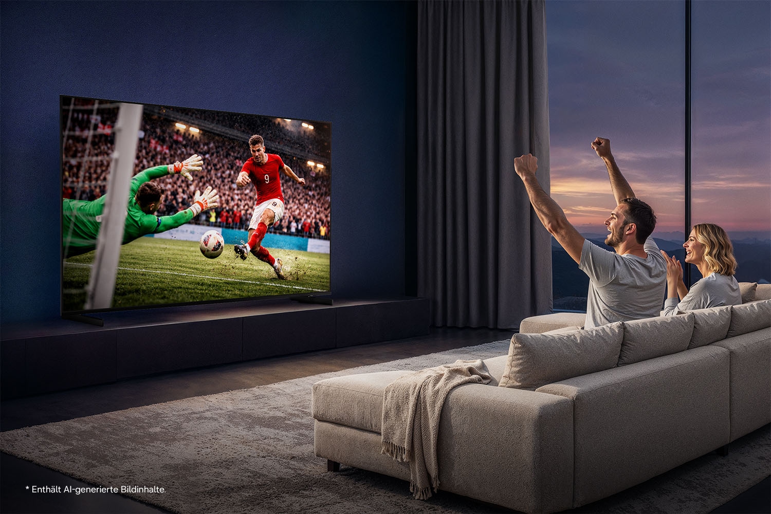 Samsung LCD-LED Fernseher »GMR75R85HAU« 189 cm/75 ″ Smart-TV Micro RGB, 100% BT.2020 Farbraum, Motion Xcelerator 144Hz, Dolby Atmos