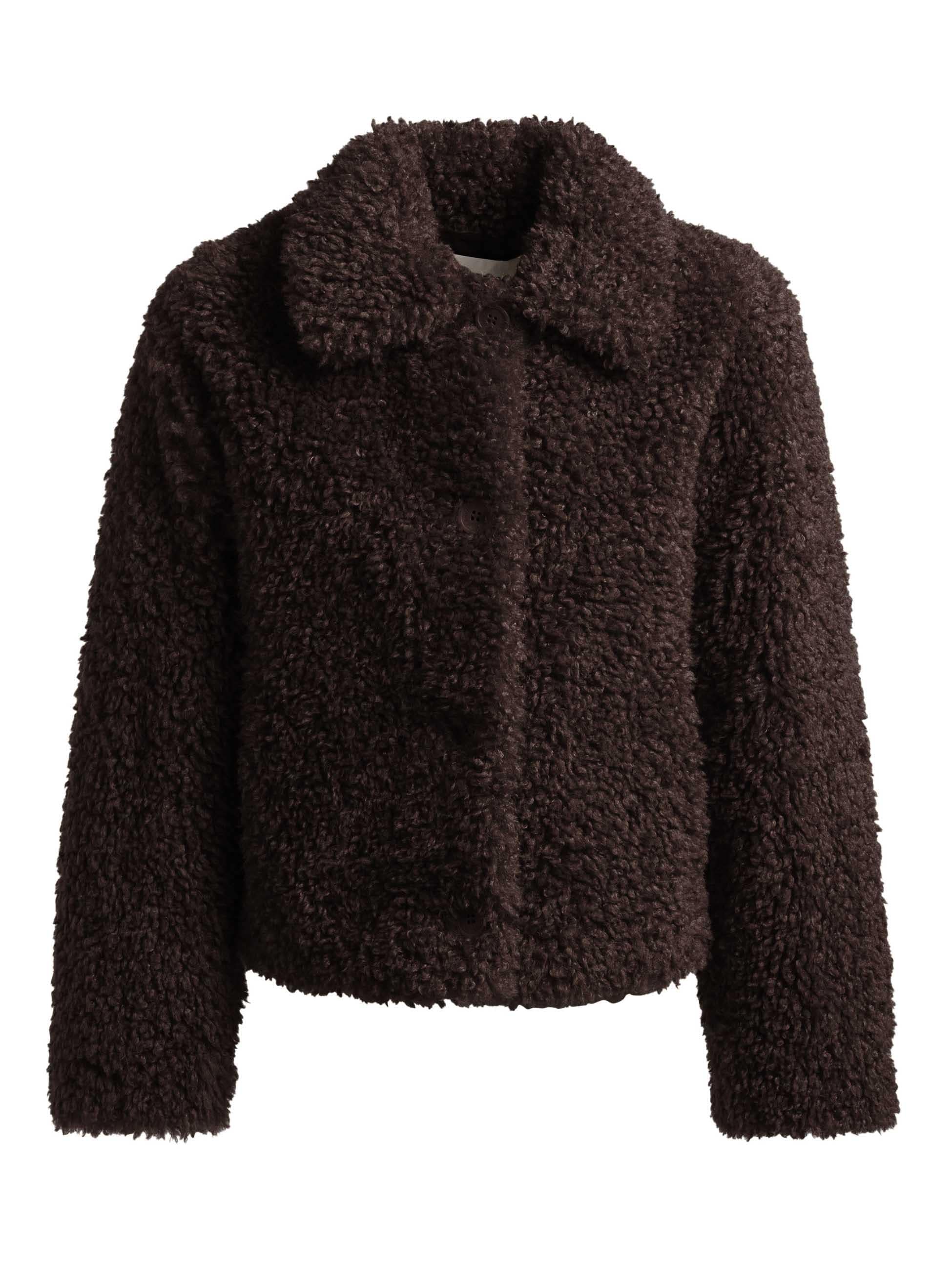 khujo Fellimitatjacke »CHAYA« 4-Knopf-Leiste