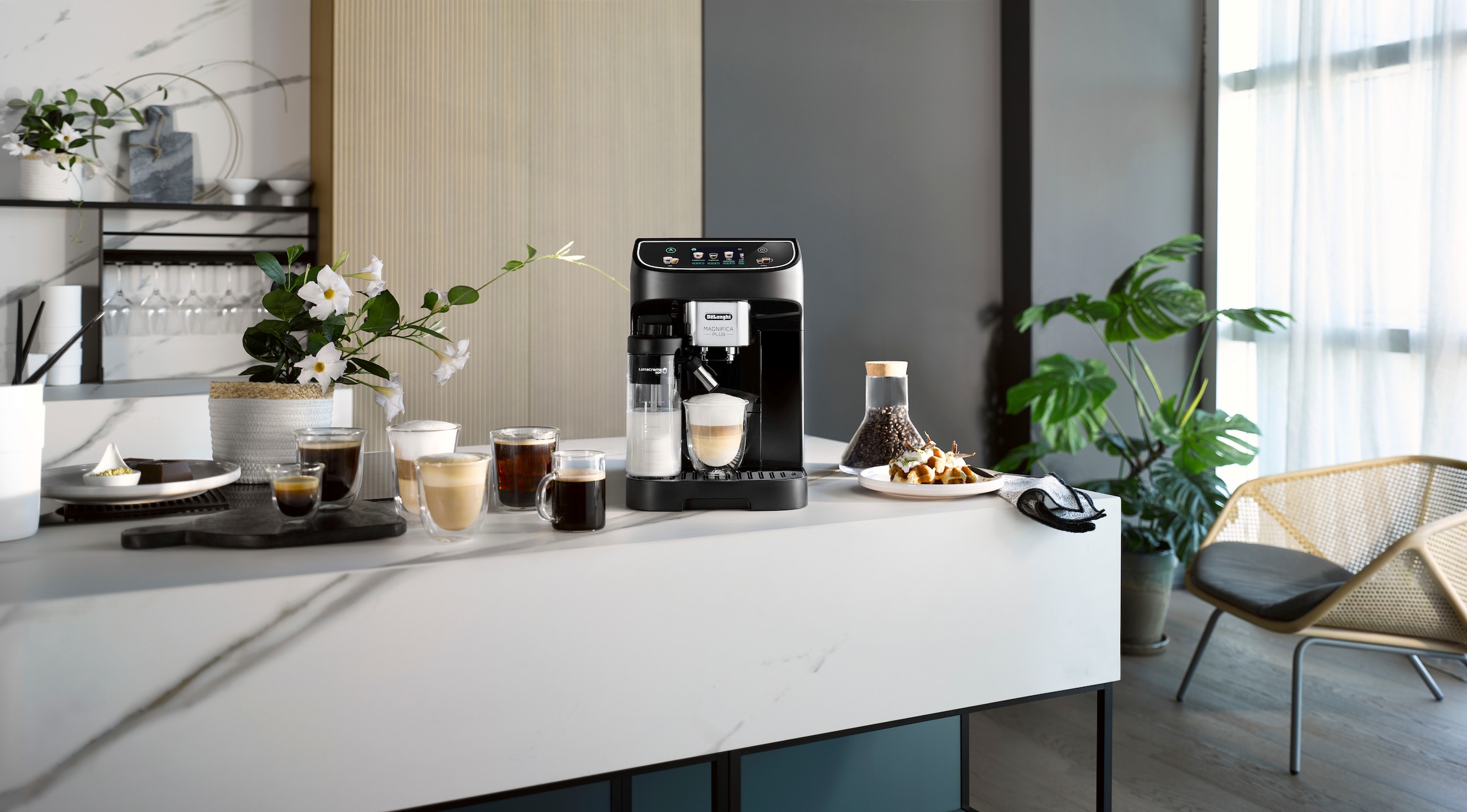 De'Longhi Kaffeevollautomat »Magnifica Plus ECAM320.60.B«, schwarz