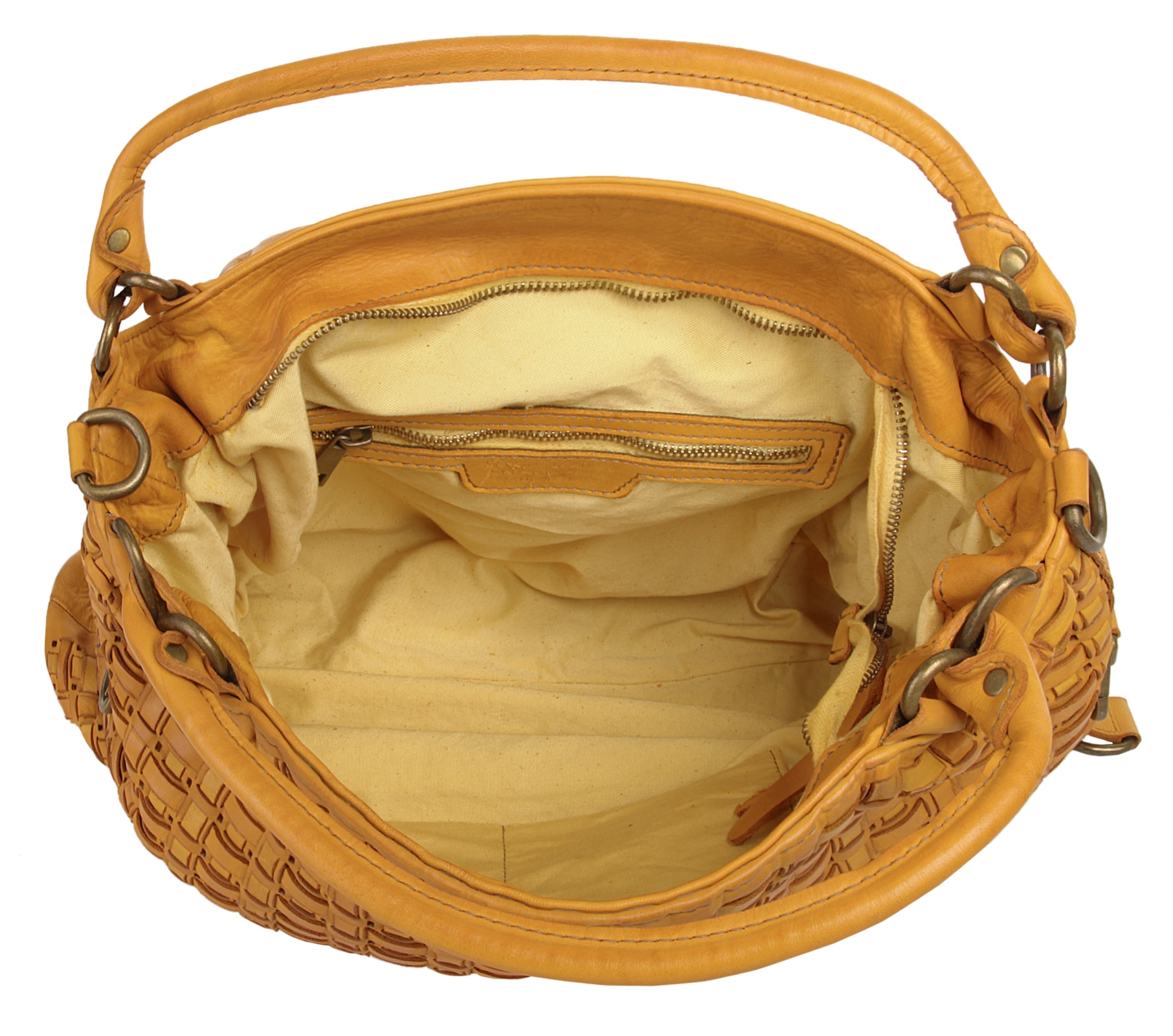 forty° Shopper, echt Leder, Made in Italy