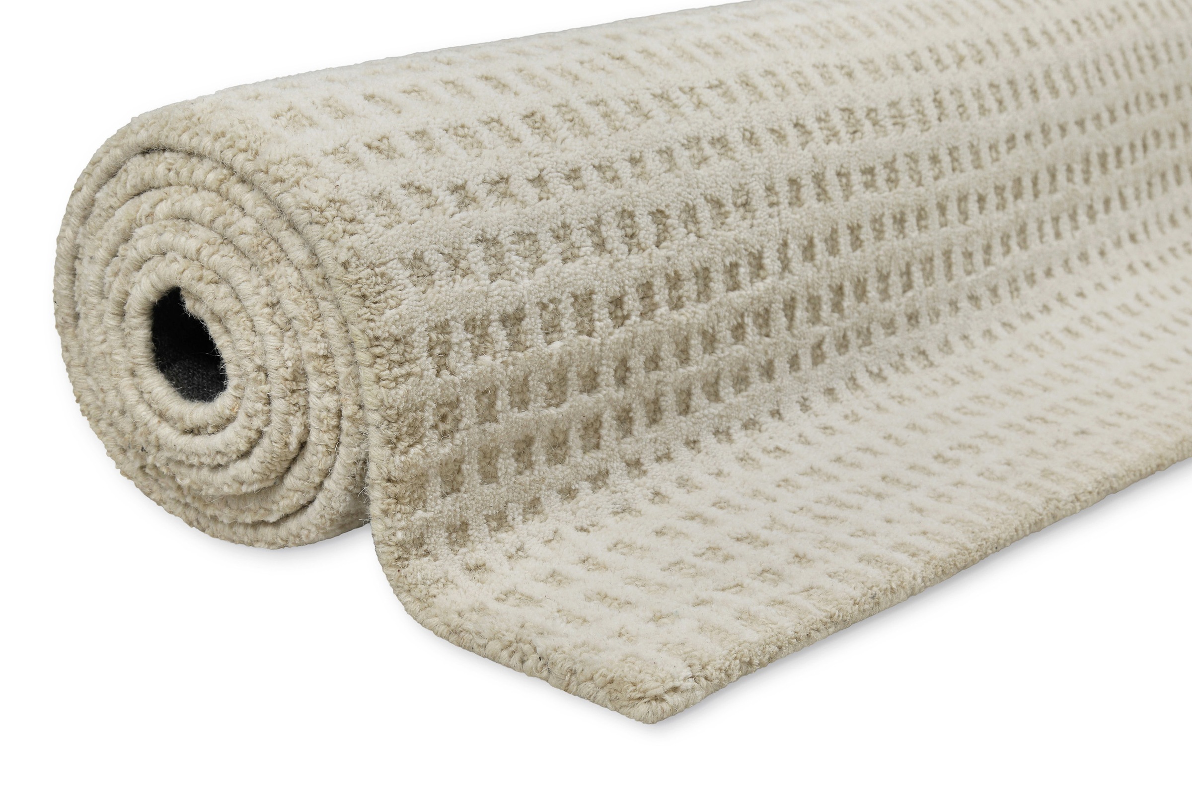 Wecon home Teppich »Hamptons THIRTY«, rechteckig, 17 mm Höhe, Läufer, Kurzflor, Wohnzimmer, Schlafzimmer, elegant, robust, kariert