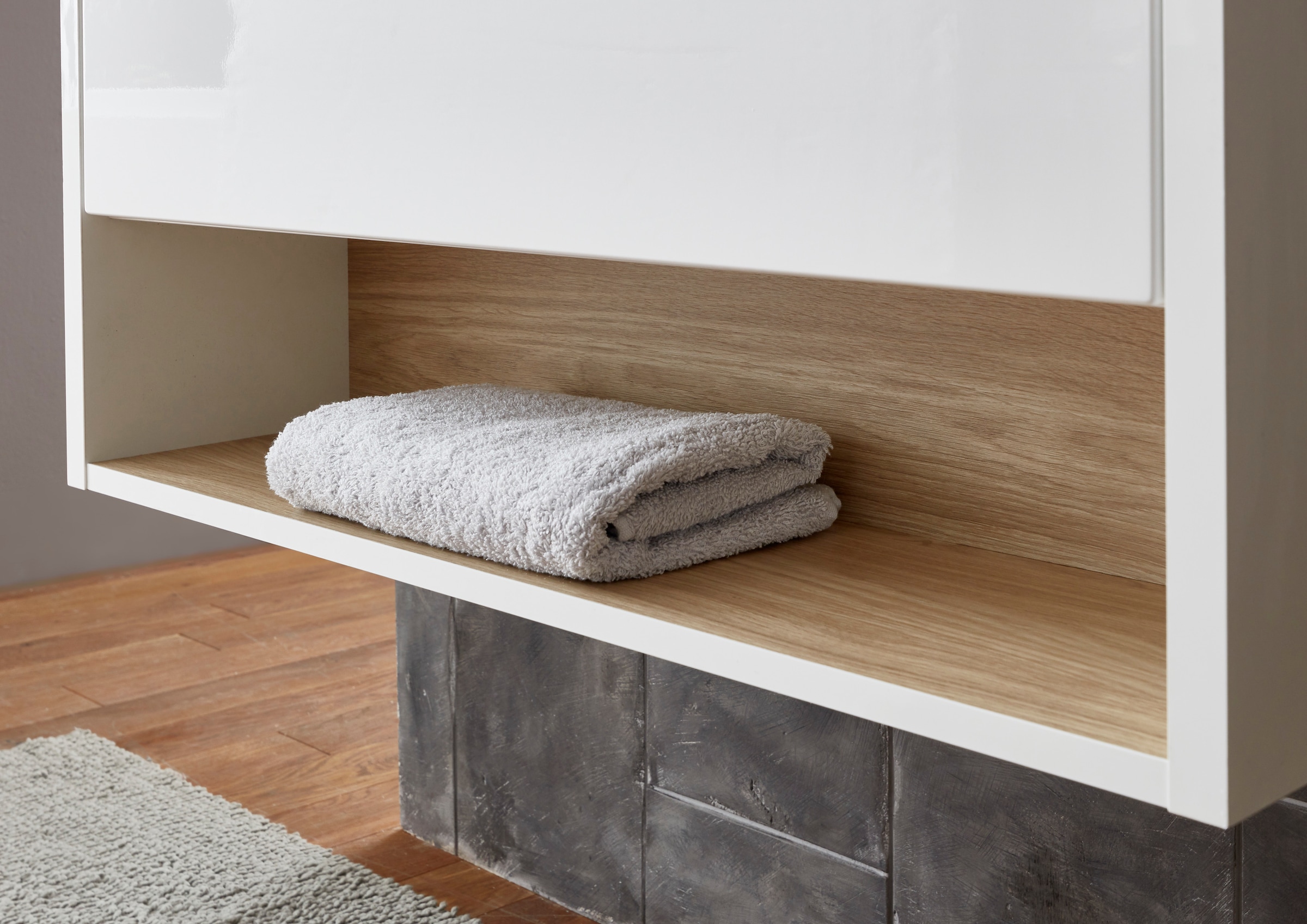 Home affaire Badmöbel-Set »Studio Line, Bad im modernen Design, 5-teiliges Badezimmer« 5 Stk. tlg.