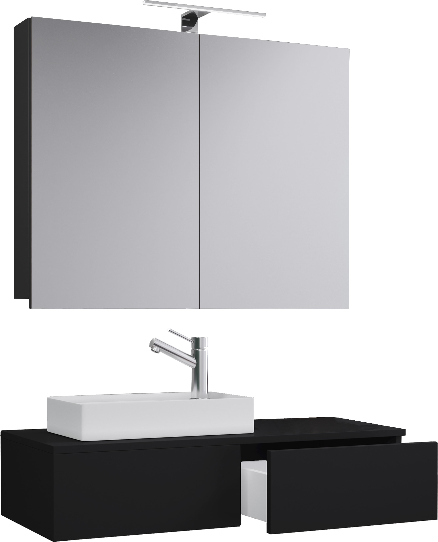 VCM Waschtisch »3-tlg Gäste WC Waschplatz Waschtisch Gudas Schrank« 3 Stk. tlg.