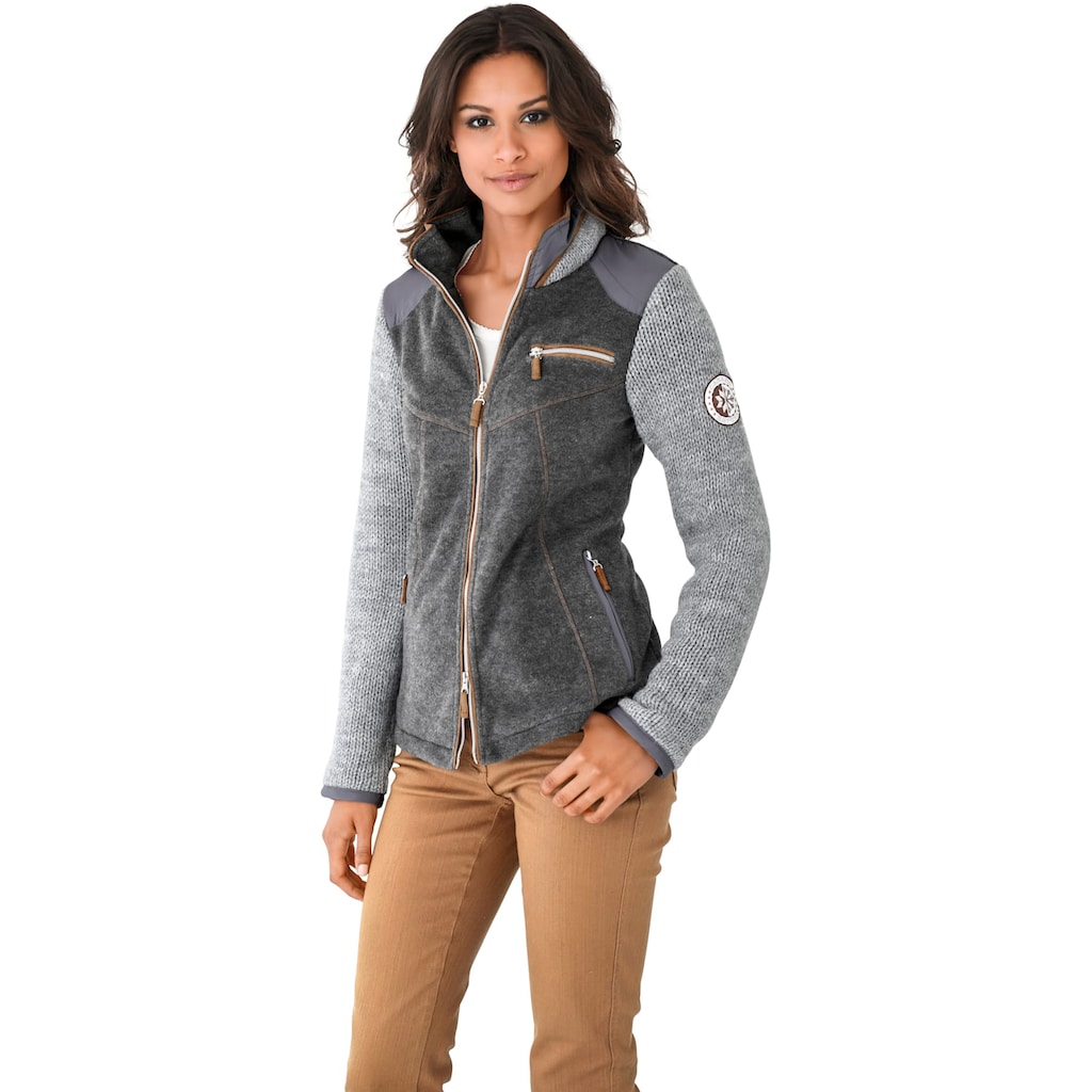 heine Shirtjacke »Sweatjacke«, (1 tlg.)