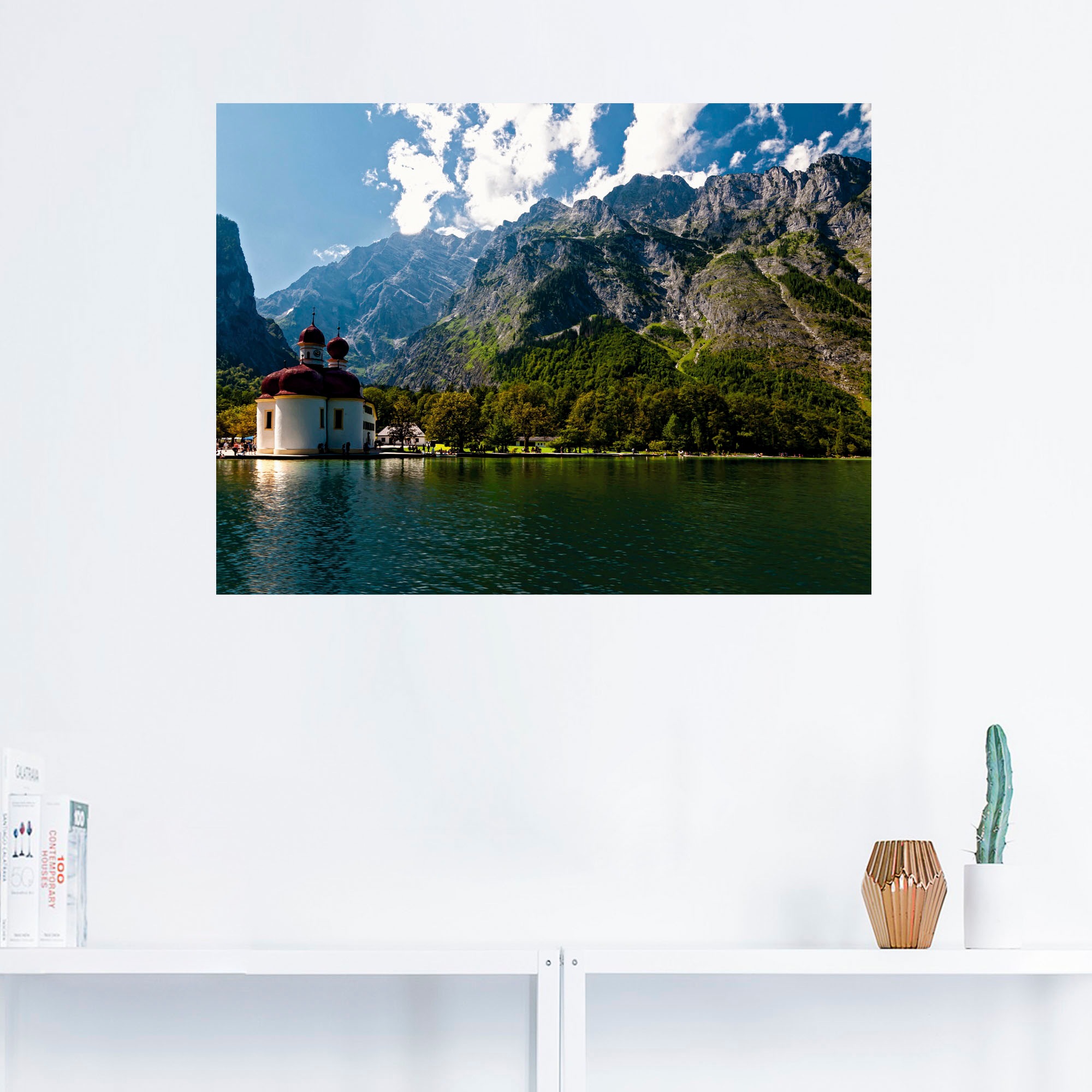 Artland Wandbild »St. Bartholomä (Königssee) I«, Berge, (1 St.), als Leinwandbild, Poster, Wandaufkleber in verschied. Größen