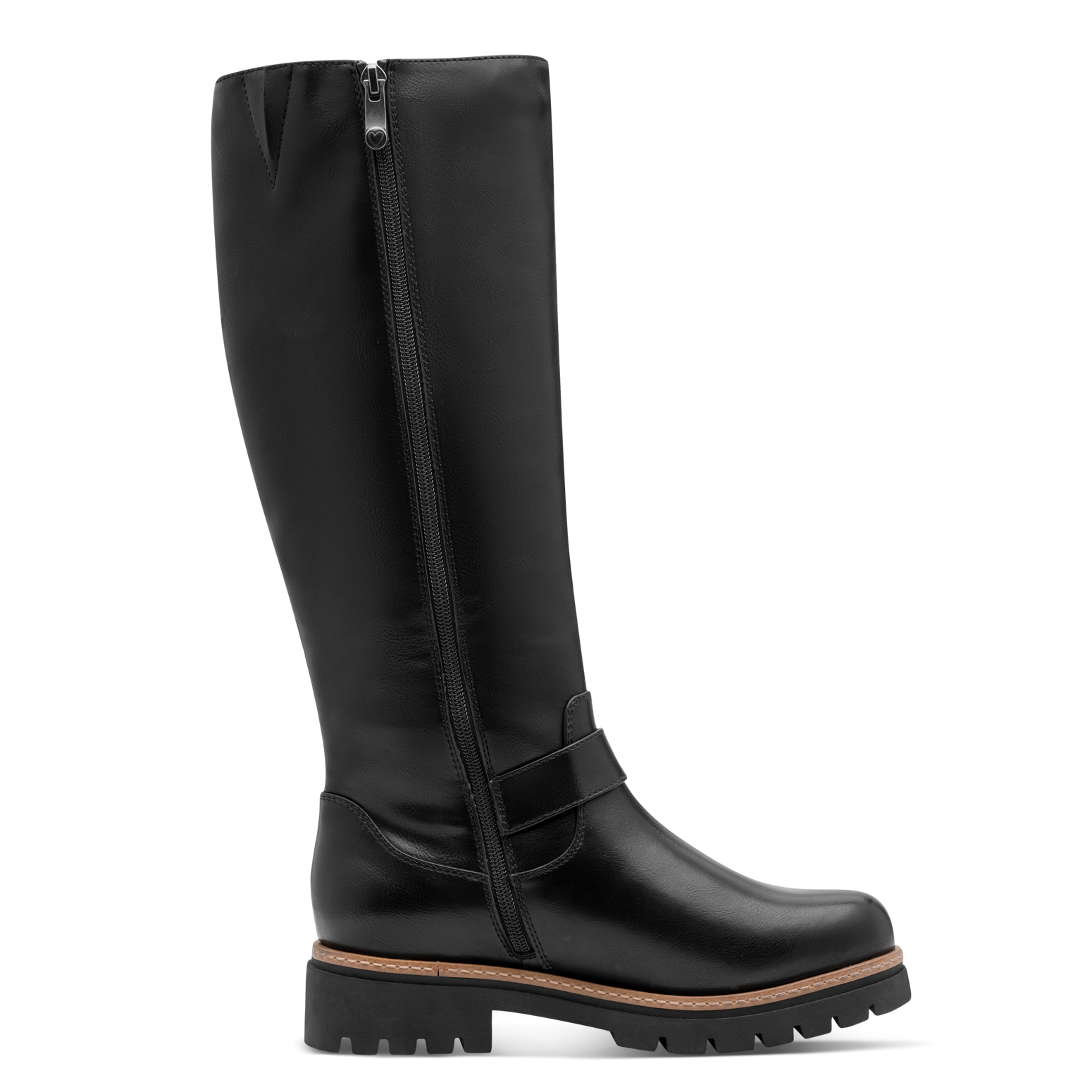 MARCO TOZZI Winterstiefel  , Blockabsatz, Langschaftstiefel mit Zierschnallen