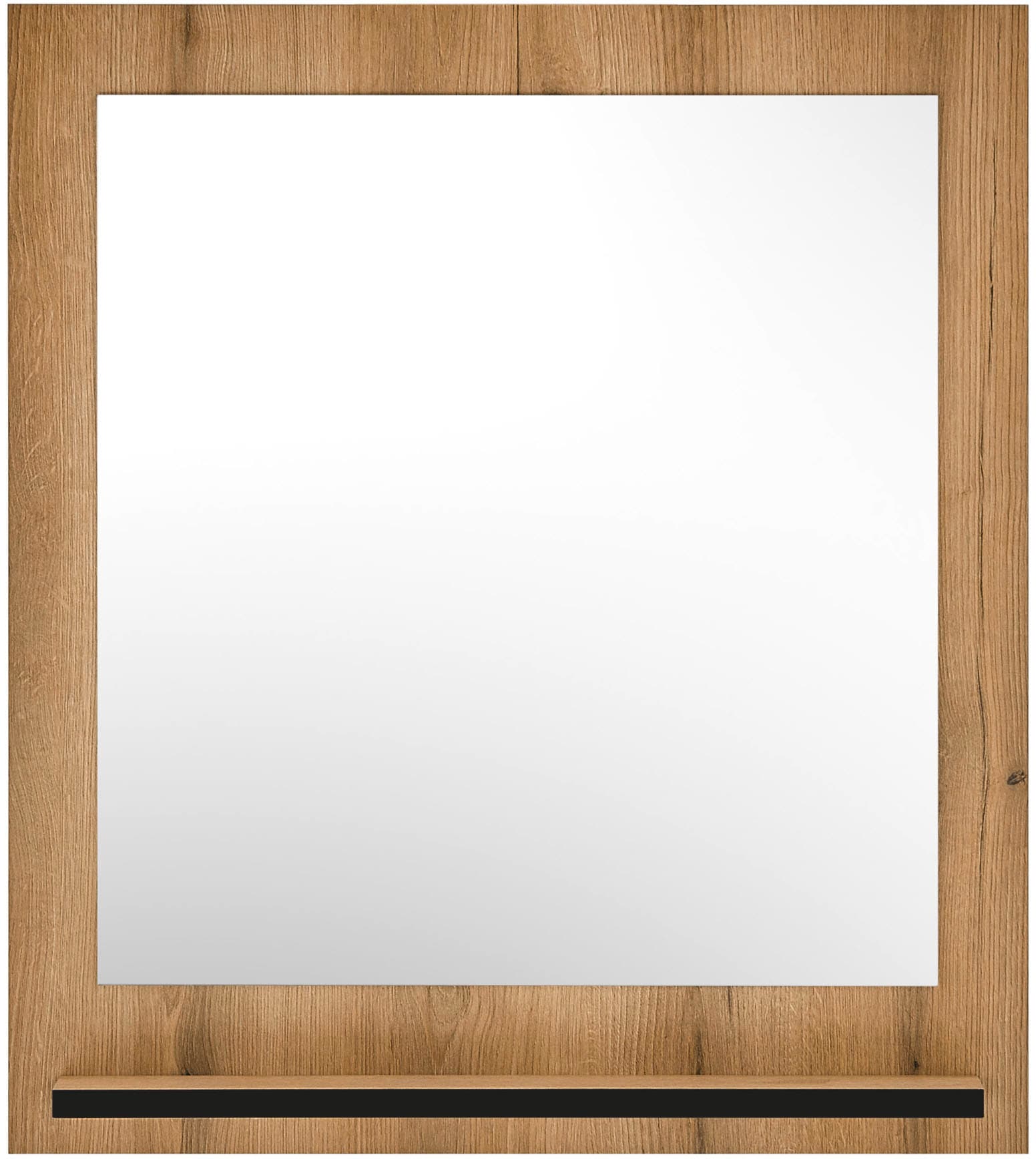 Home affaire Garderobenspiegel »Cantara, Spiegel in zwei Farben, modernes, zeitloses Design« universell einsetzbar, mit Ablagefläche, eckig, 79 cm breit