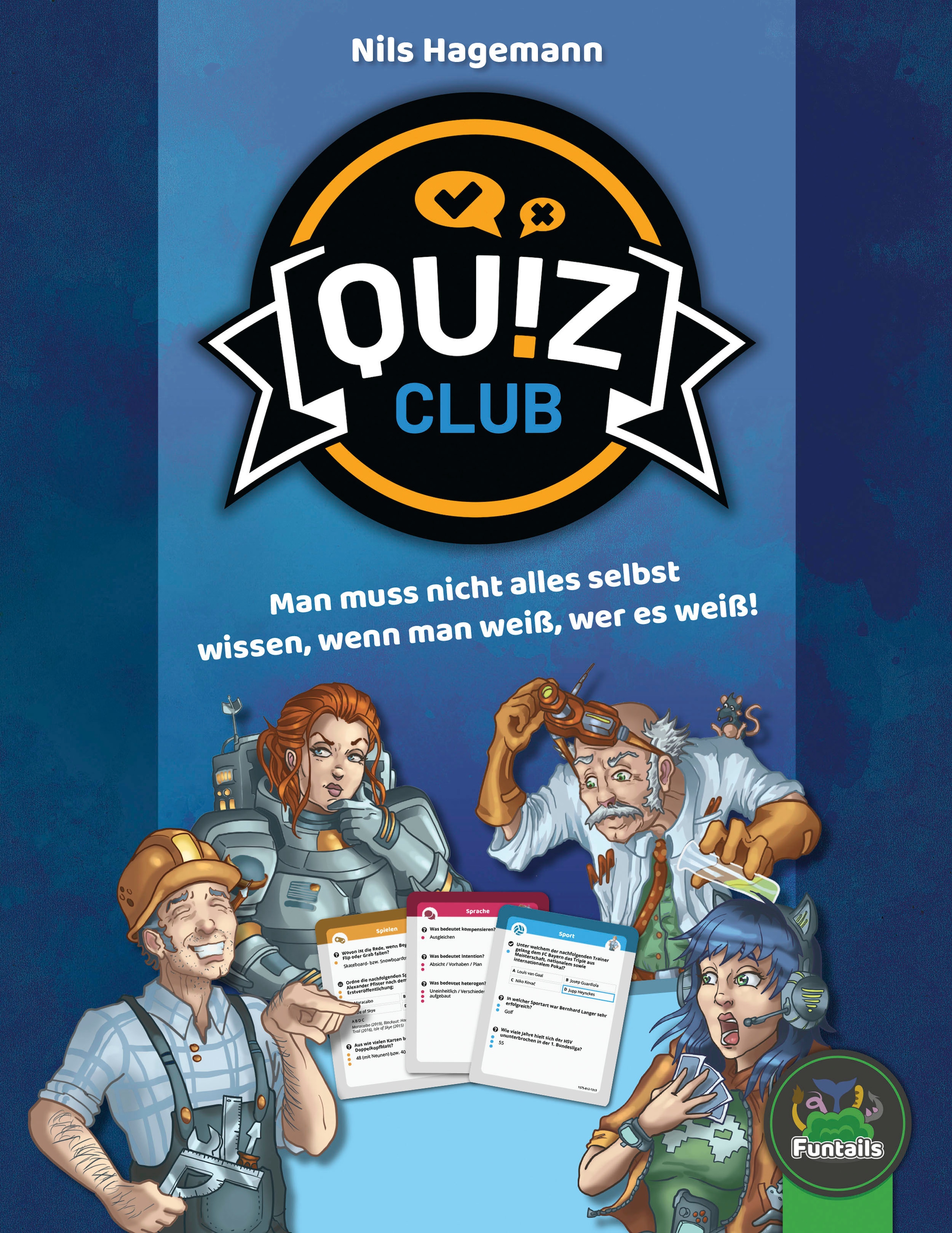 Funtails Spiel »Quiz Club DE V2«