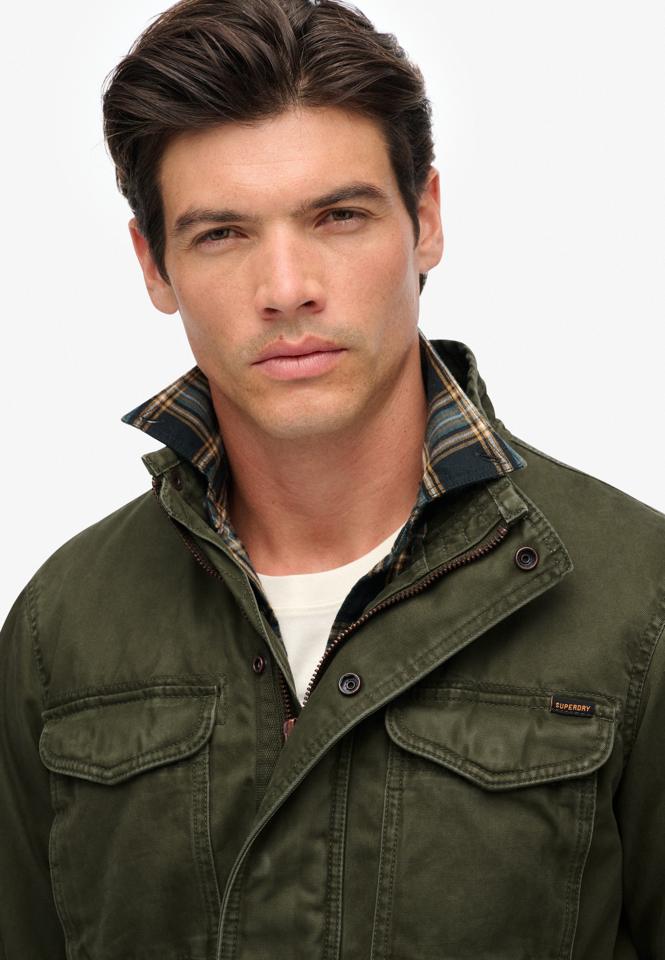Superdry Parka »M65 MILITARY JACKET« ohne Kapuze