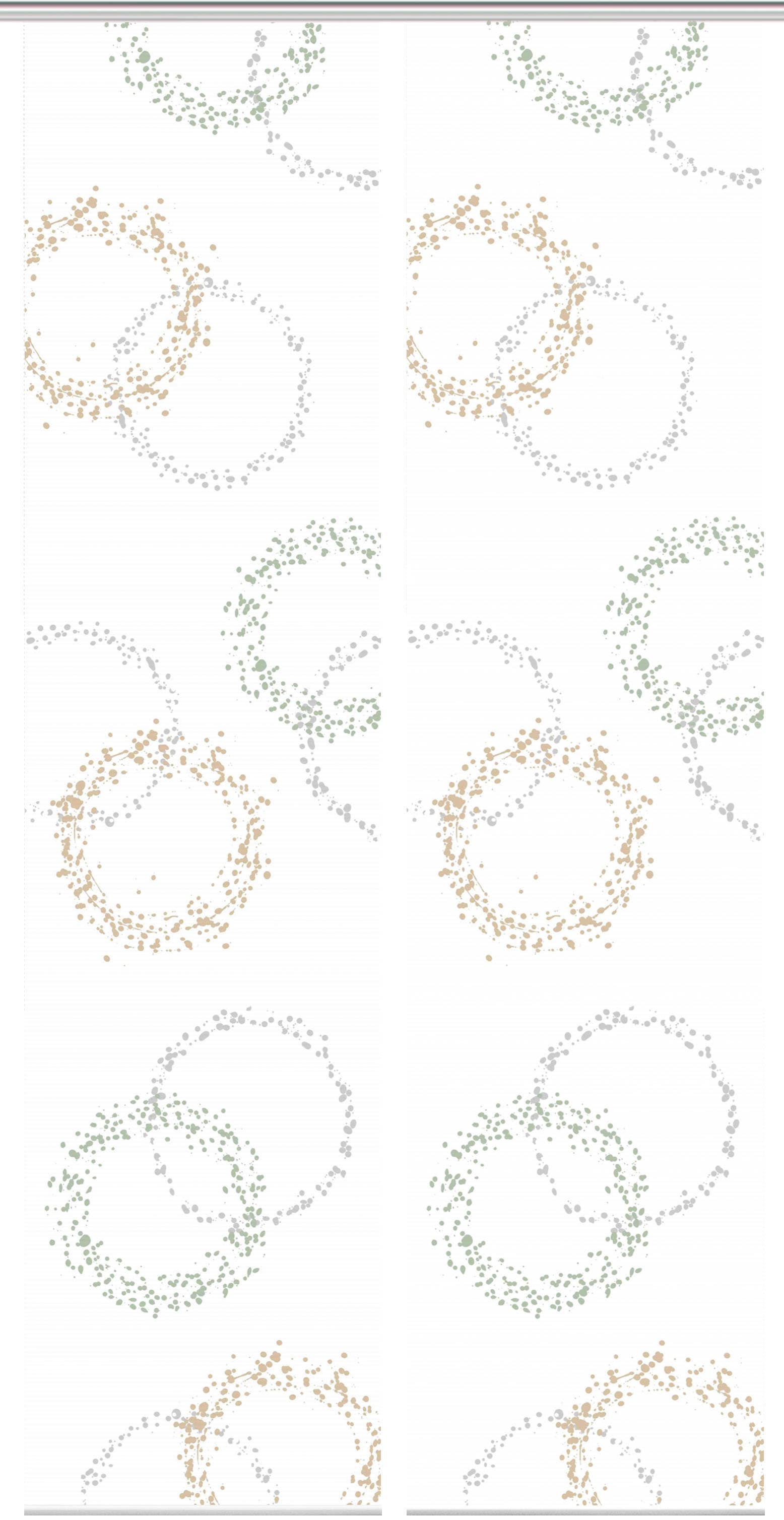 Vision S Schiebegardine »AINUR 2er SET« Paneelwagen 2 Stk. tlg. Schiebevorhang Digidruck 2er Set AINUR