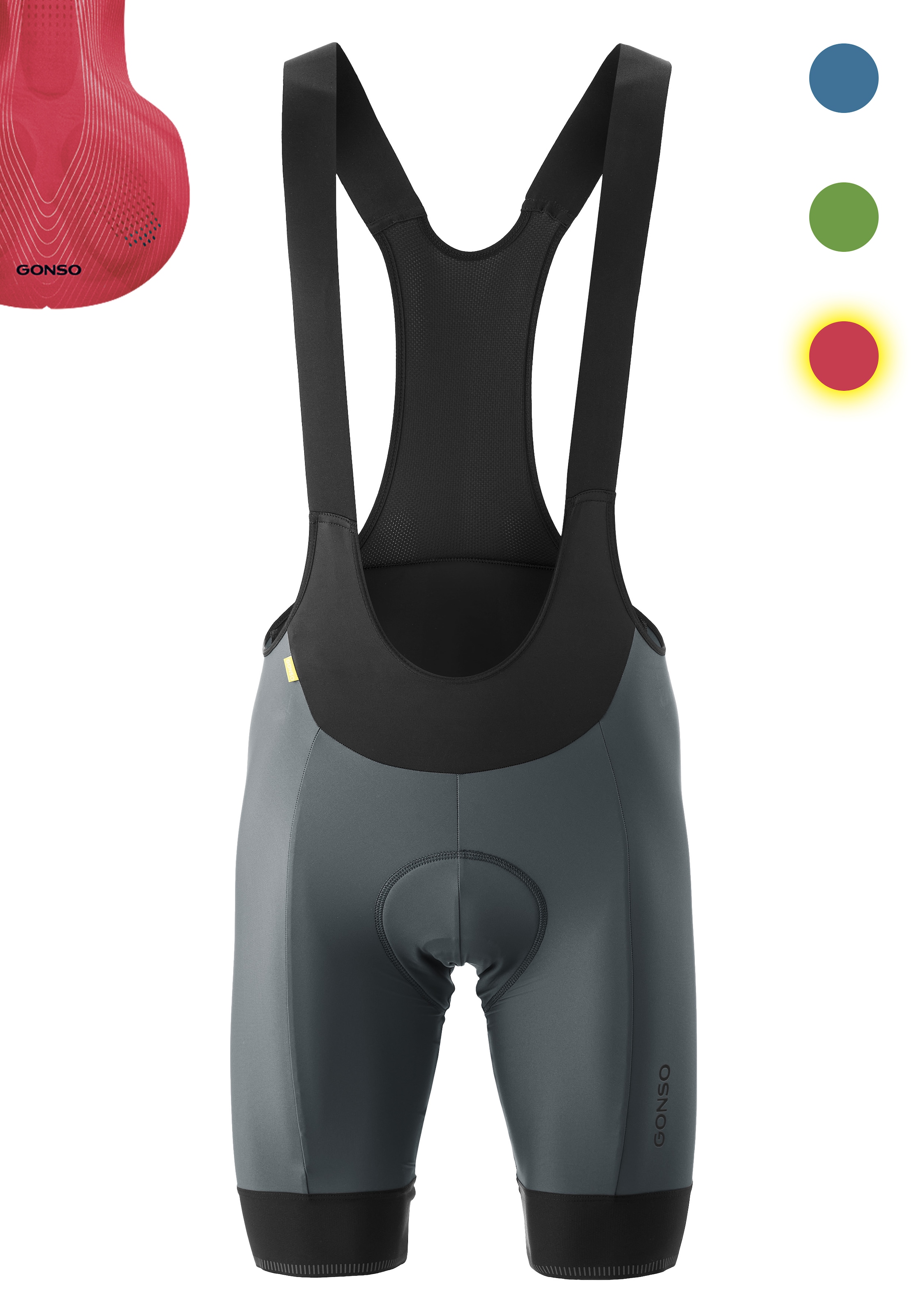 Gonso Fahrradhose »SITIVO Bib M«  Herren Radhose, Radlerhose mit speziellem Sitzpolster, Tight Fit