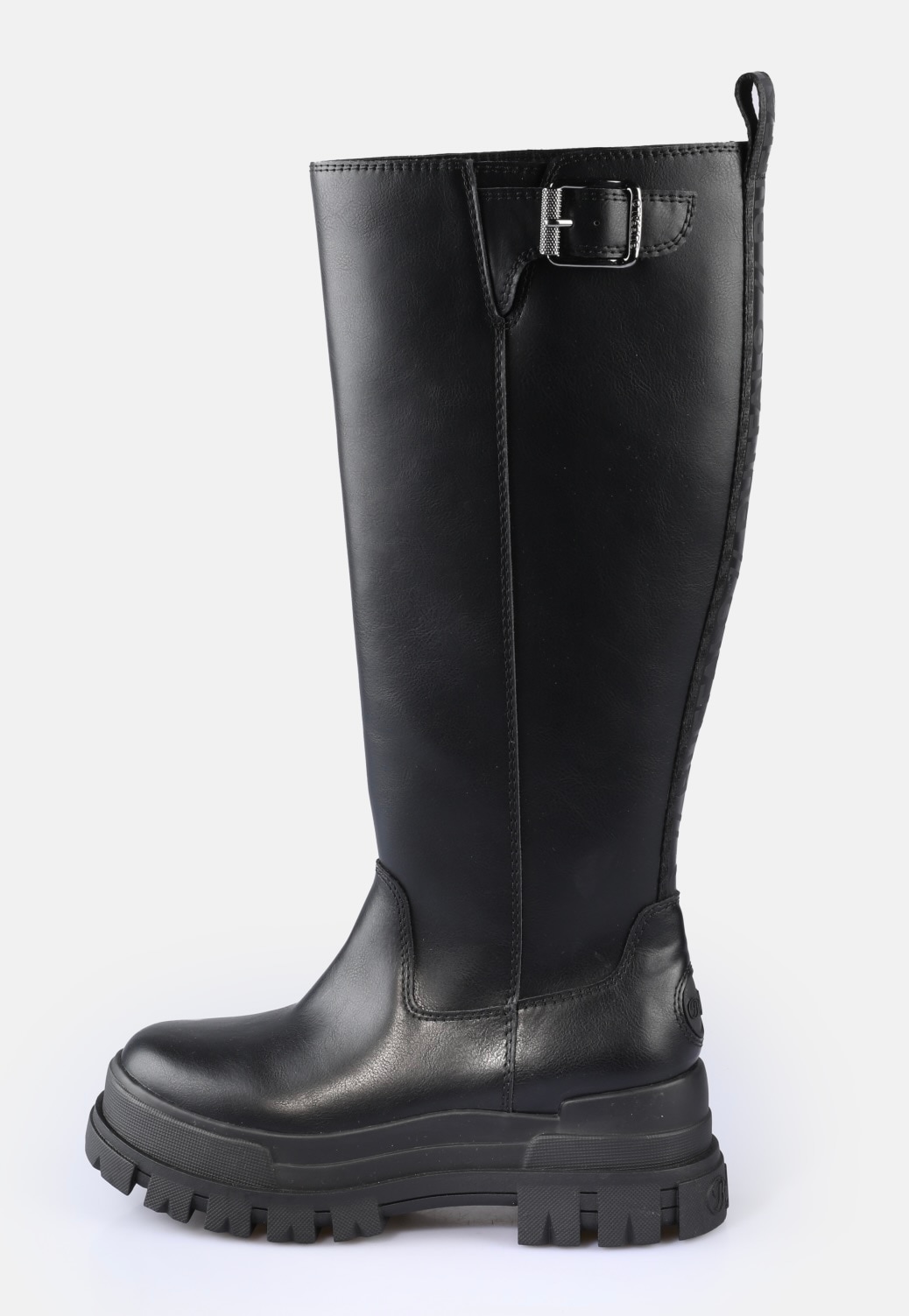 Buffalo Stiefel »ASPHA RIDING BOOT HI«  , Plateau, Langschaftstiefel, Reitstiefel mit verstellbaren Schnallen