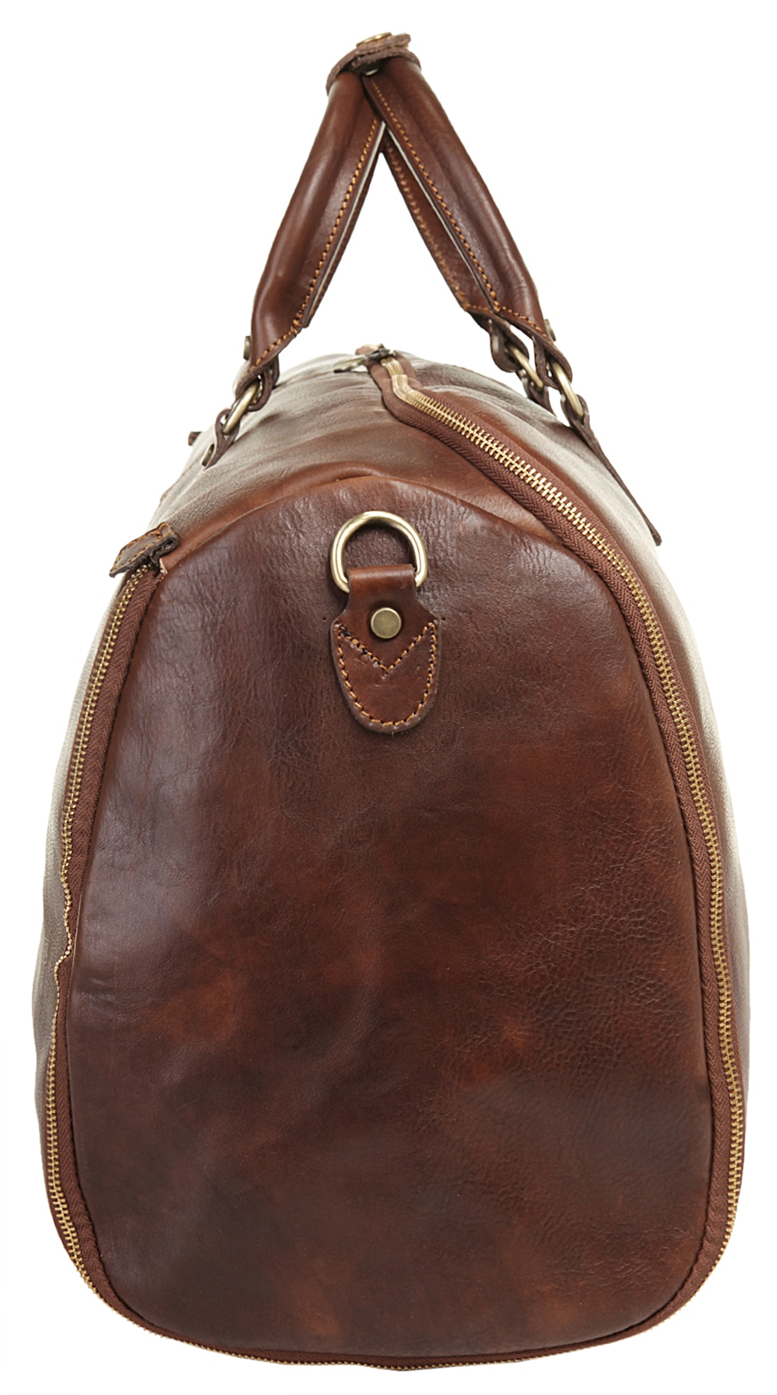 Piké Reisetasche, echt Leder, Made in Italy