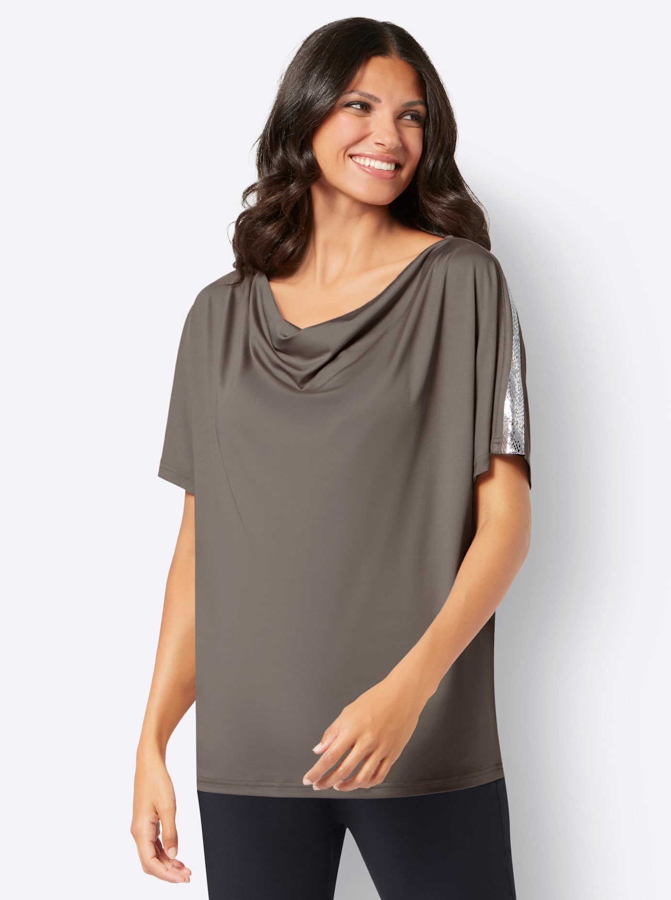 Classic Basics Wasserfallshirt »Wasserfallshirt«, (1 tlg.)