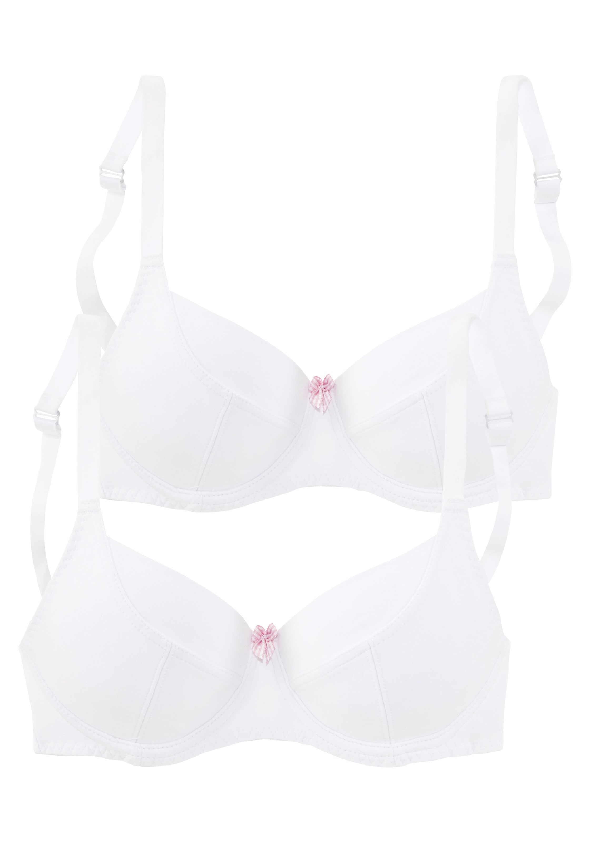 petite fleur Bügel-BH, mit Vichy-Karoschleife