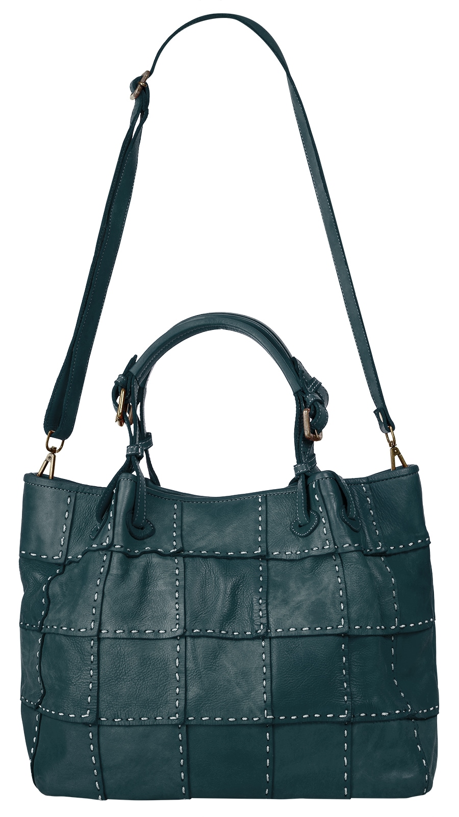 Samantha Look Shopper echt Leder, Made in Italy