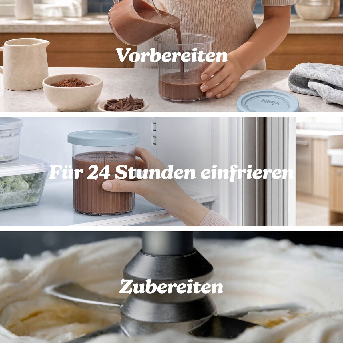 NINJA Eismaschine »Ninja CREAMi XL 11-in-1 Ice Cream Maker  Navy« 1,42 l 800 W
