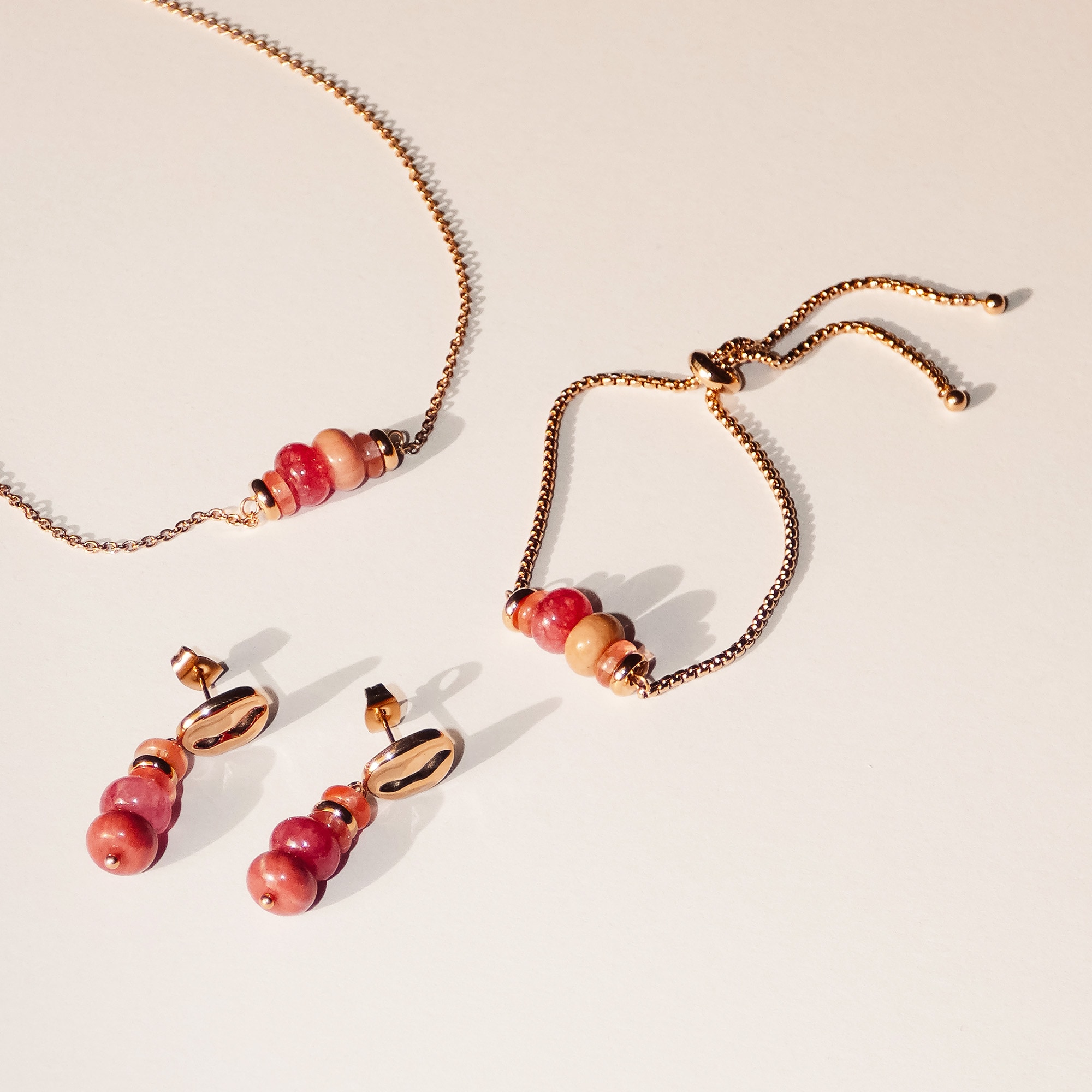 Tamaris Armband »Natural Stones« mit verschiedenen Steinen